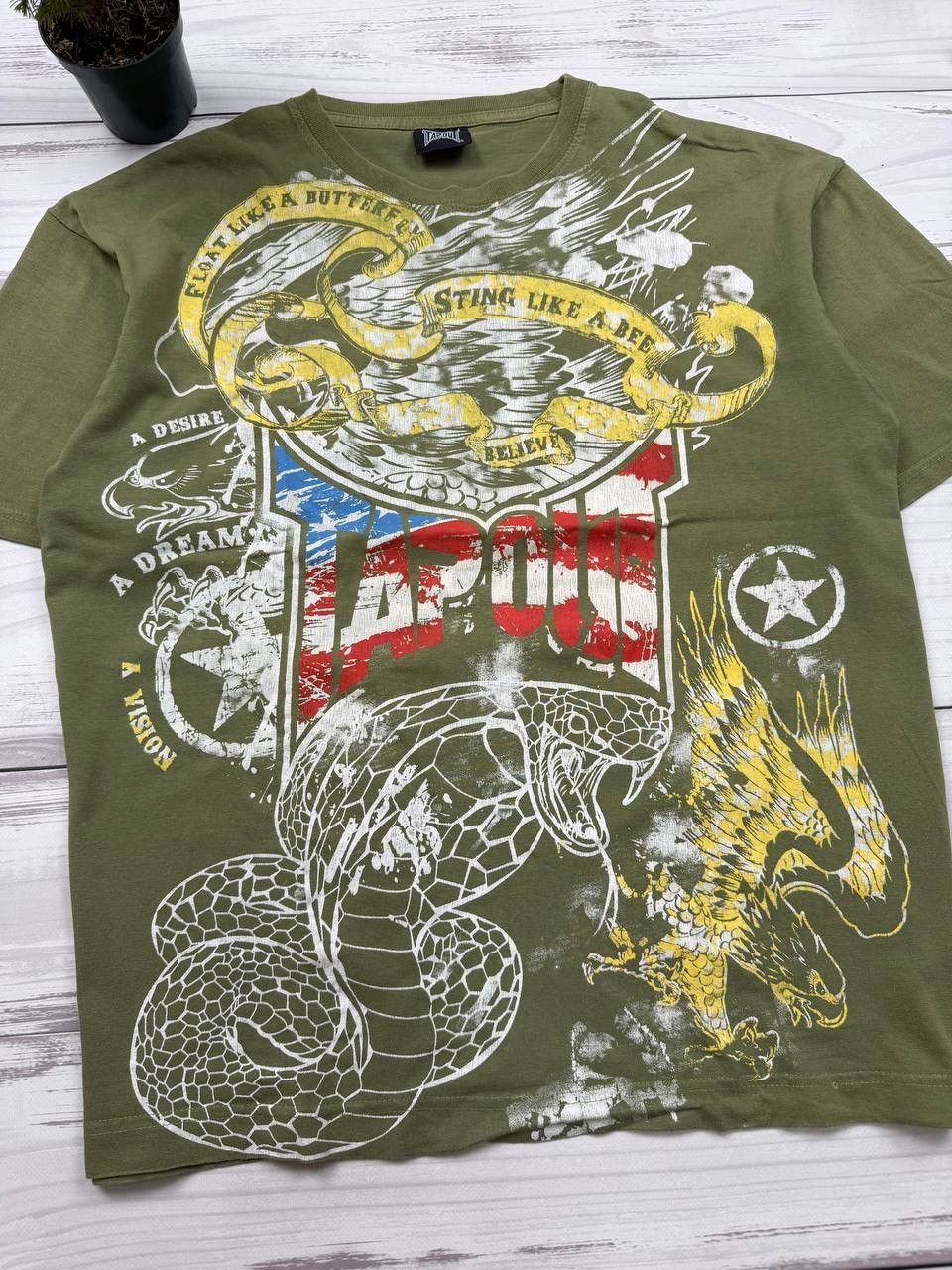 Tapout Affliction Vintage Y2K Tapout T shirt Size US XL / EU 56 / 4 - 3 Thumbnail