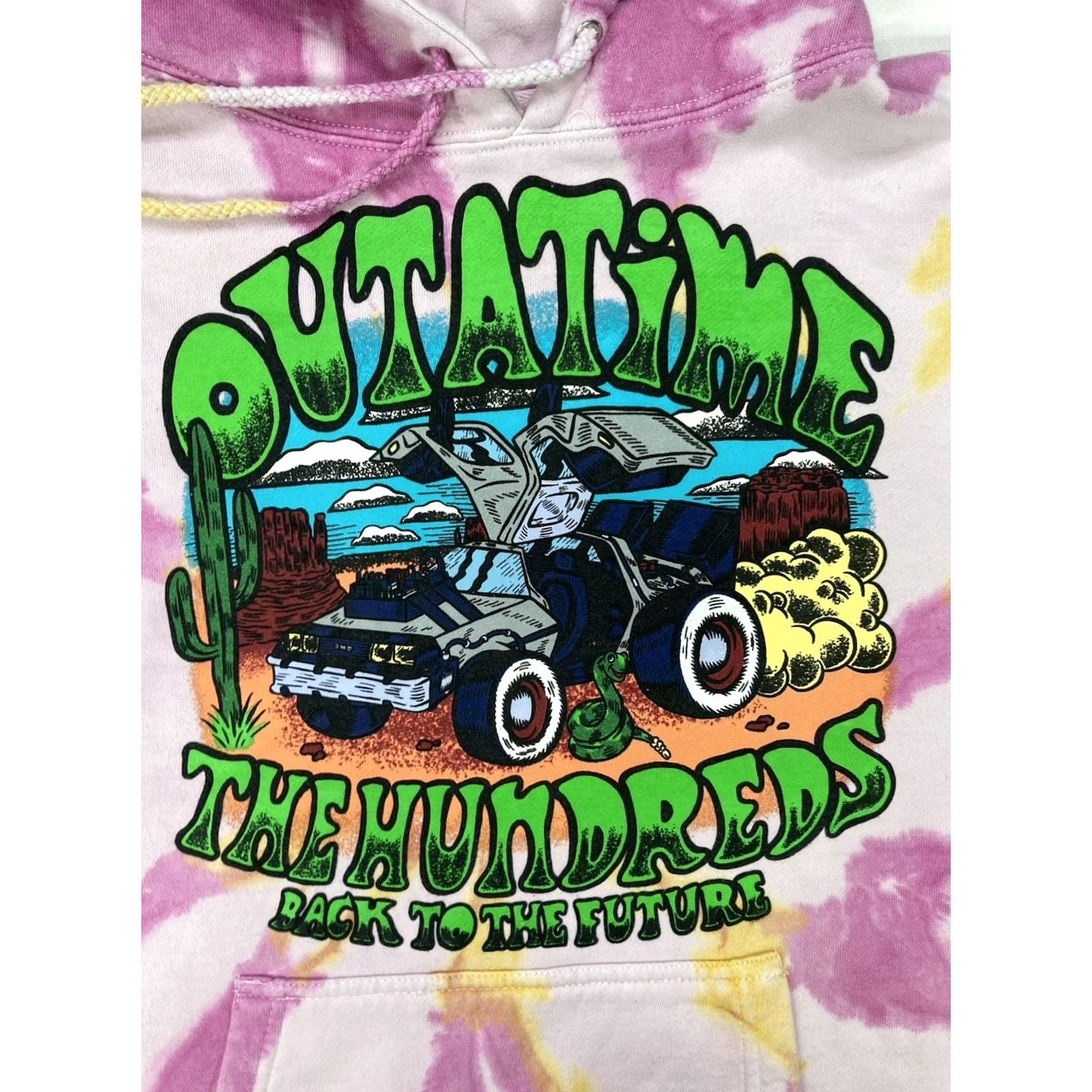 The Hundreds VINTAGE The Hundreds Back To The Future Movie Pullover Hoodie Men Small Pink Tie Dye Size US S / EU 44-46 / 1 - 2 Thumbnail