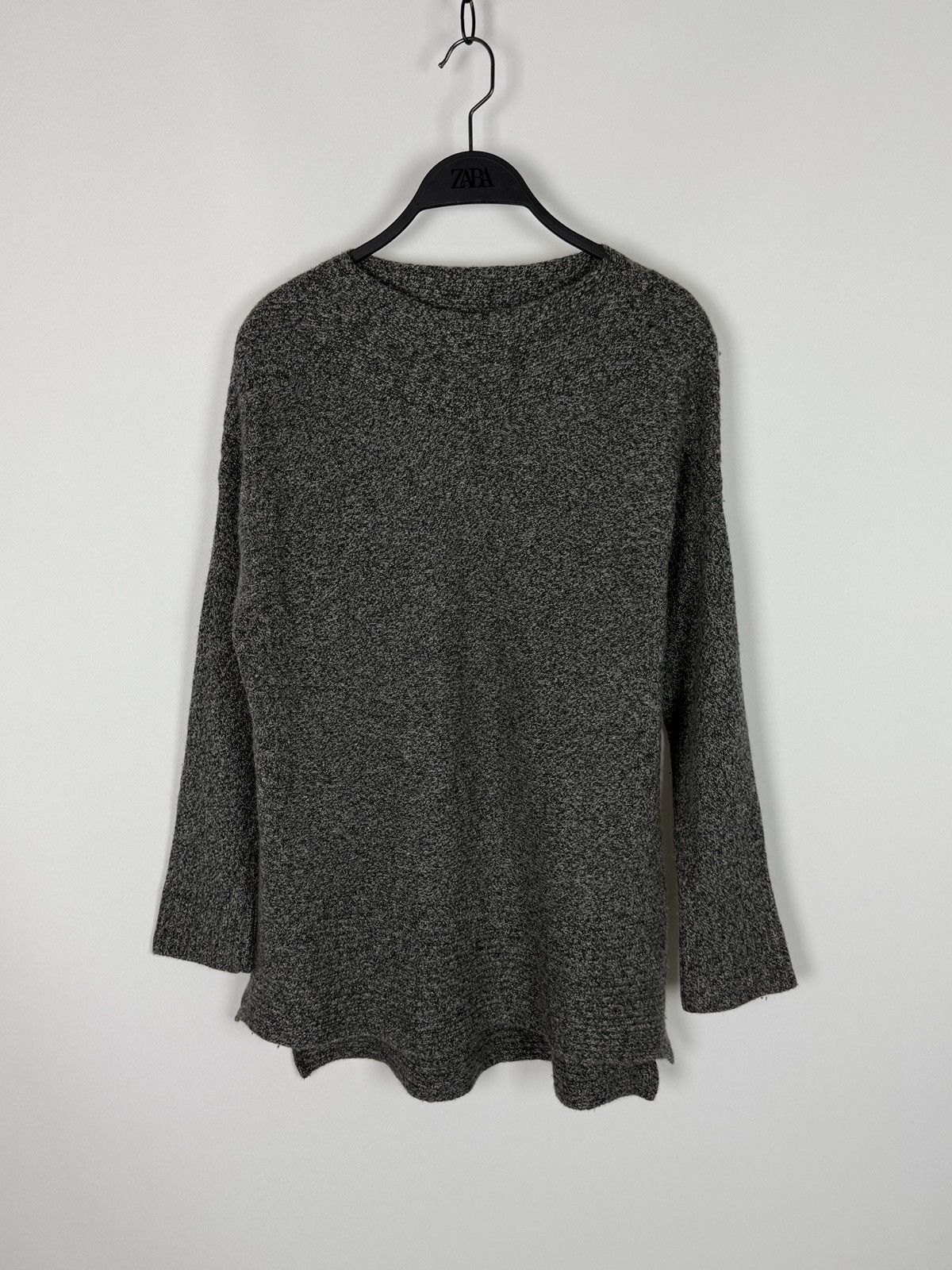 Vintage Eudon Choi EC2 London Grey Melange Knit Tunic Sweater Size S / US 4 / IT 40 - 4 Thumbnail