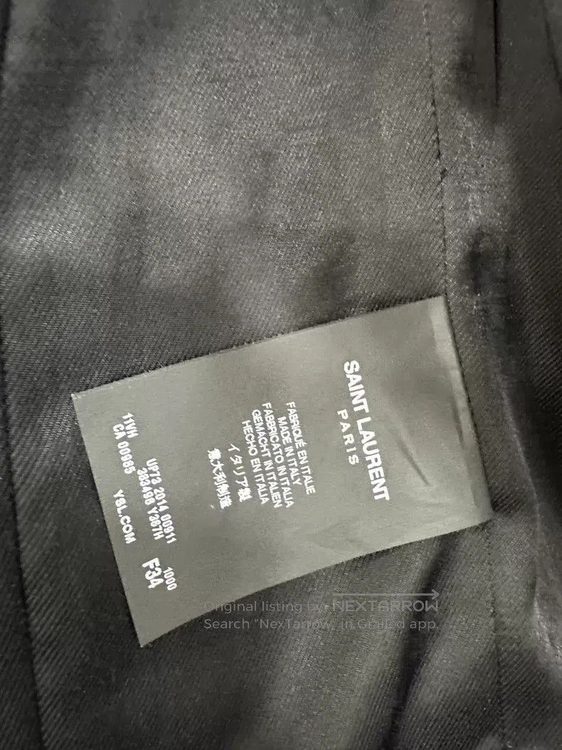 Saint Laurent Paris Saint Laurent Paris jacket i Size XXS / US 00 / IT 34 - 4 Thumbnail