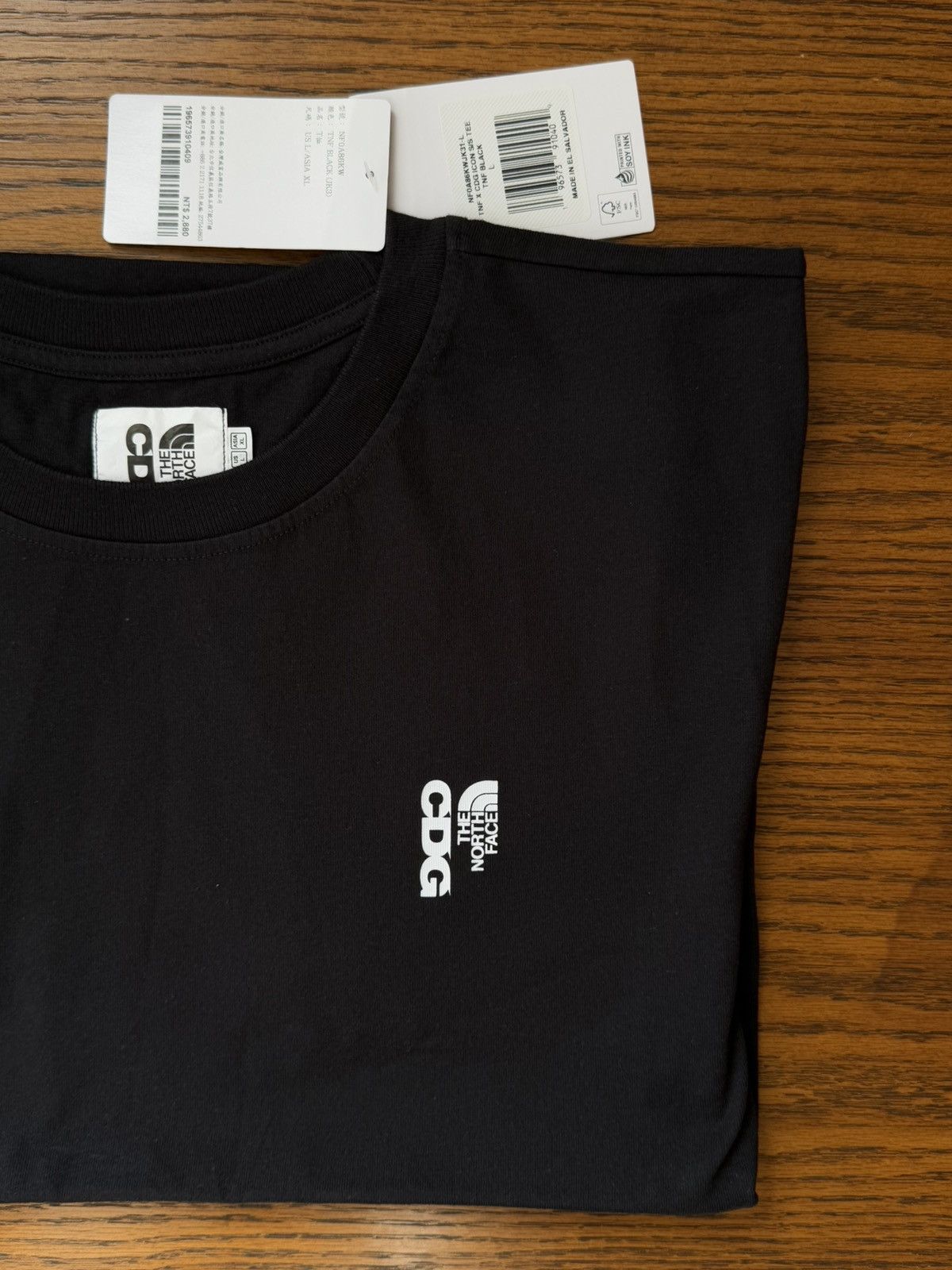 CDG by Comme des Garcons × The North Face CDG The North Face Icon T-Shirt Black Size US L / EU 52-54 / 3 - 17 Thumbnail