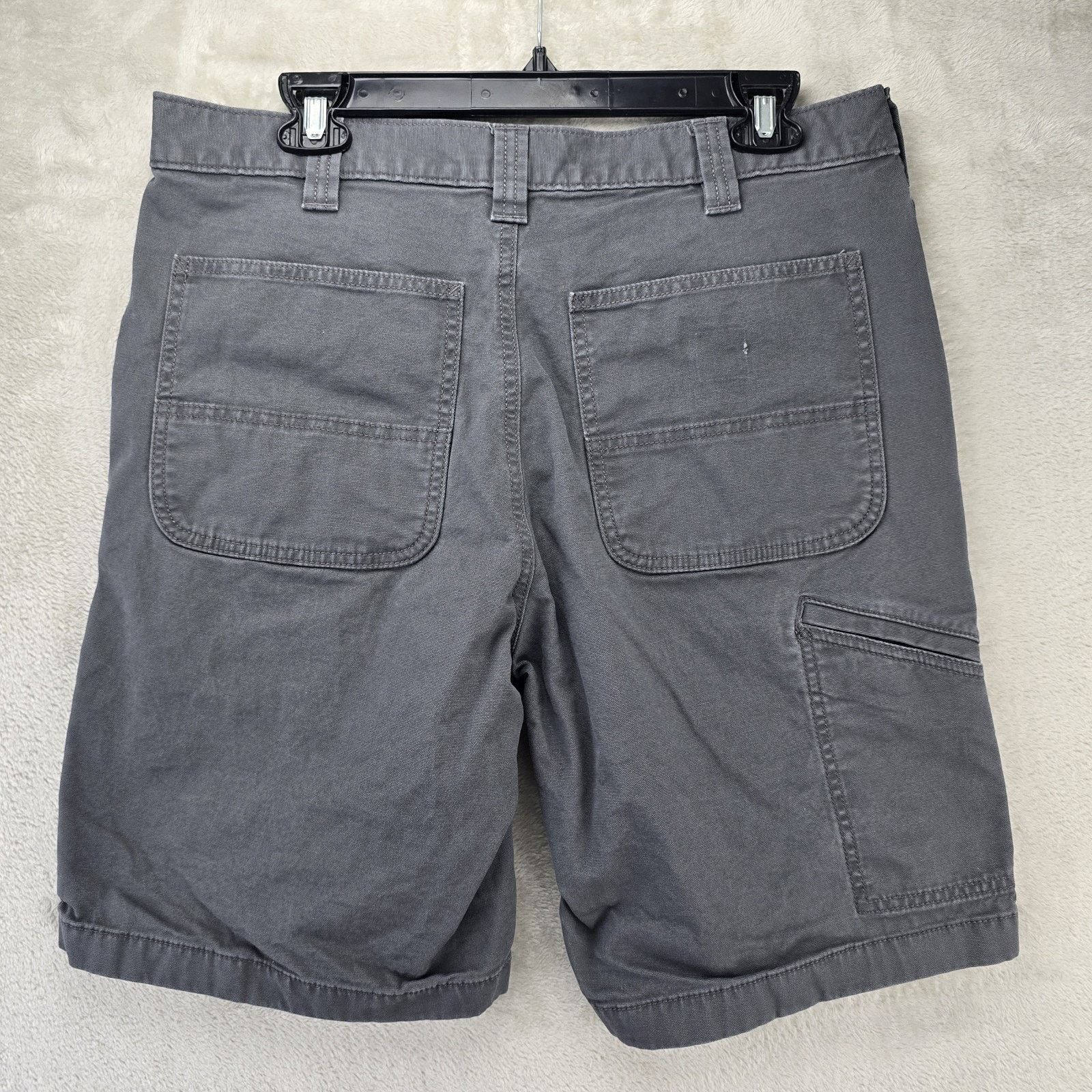 Carhartt Carhartt Shorts Mens 34 (Fits 33x9) Gray Rugged Relaxed Fit Size US 33 - 7 Thumbnail