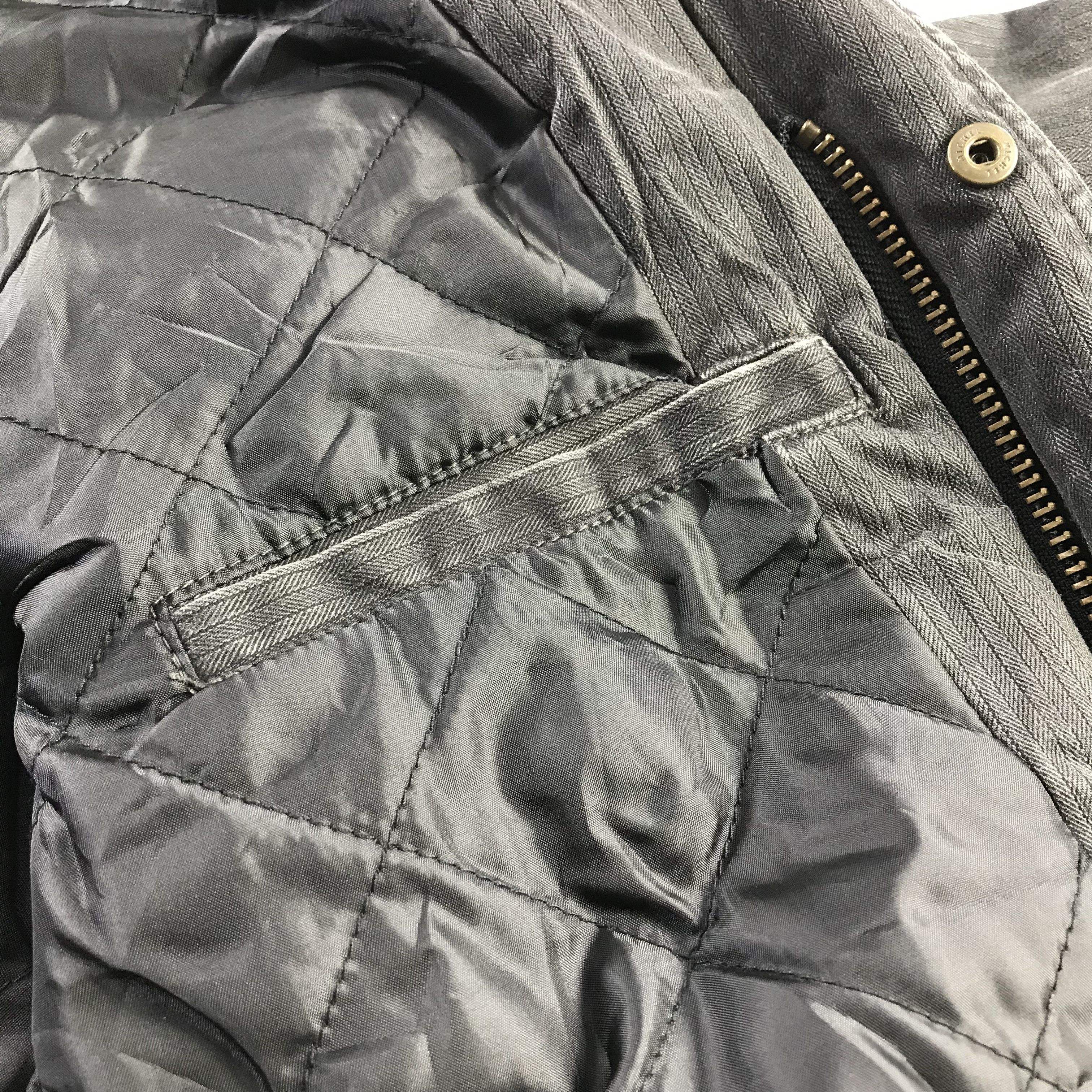 Japanese Brand Vintage Hickory Stripe Flight Jacket Shearling Jacket Size US L / EU 52-54 / 3 - 9 Thumbnail