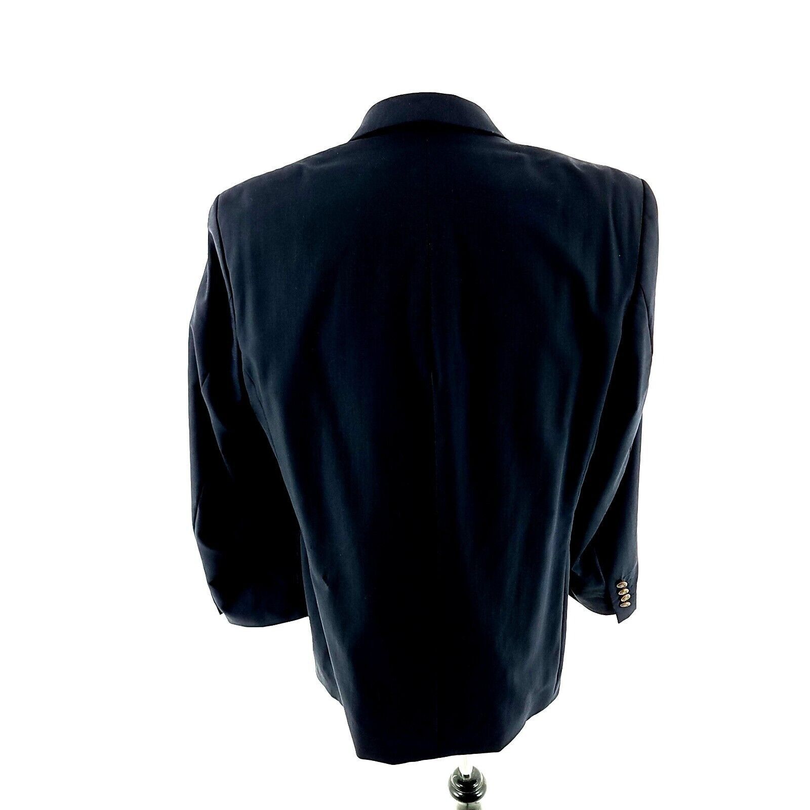 Designer DAMAGED S. Cohen Performance 3 Brown Button Blazer 42R Blue Size 42R - 8 Thumbnail