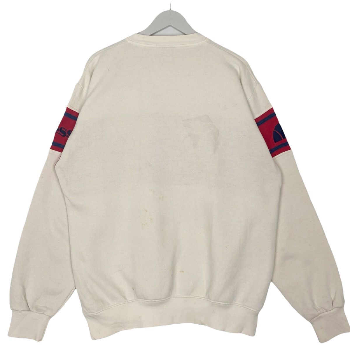 Other Vintage Ellesse Big Printed Embroidered Crewneck White/Red Size US L / EU 52-54 / 3 - 8 Thumbnail