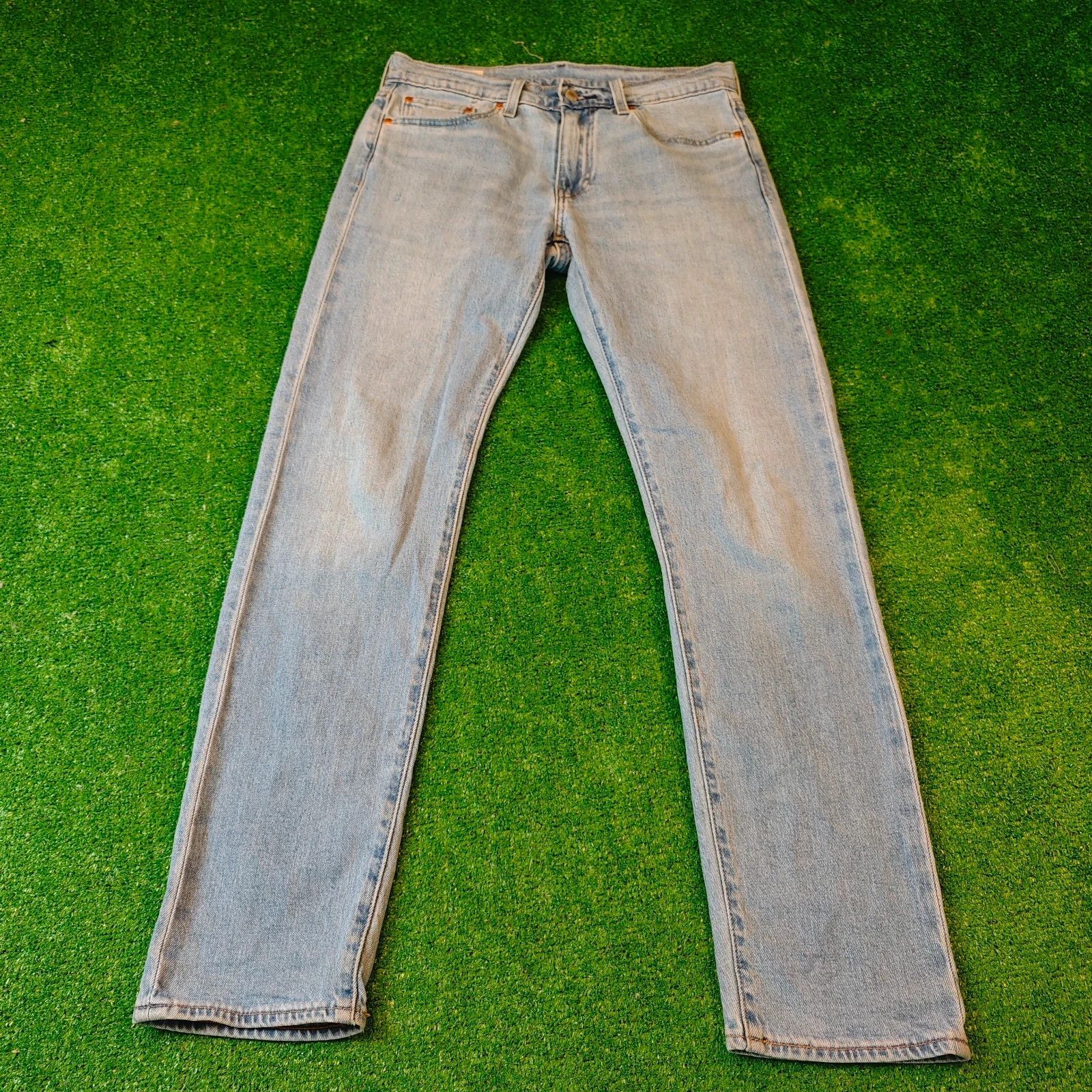 Levi's Levi's 502 Jeans Mens 29x32 Blue straight drip y2k Size US 29 - 2 Thumbnail