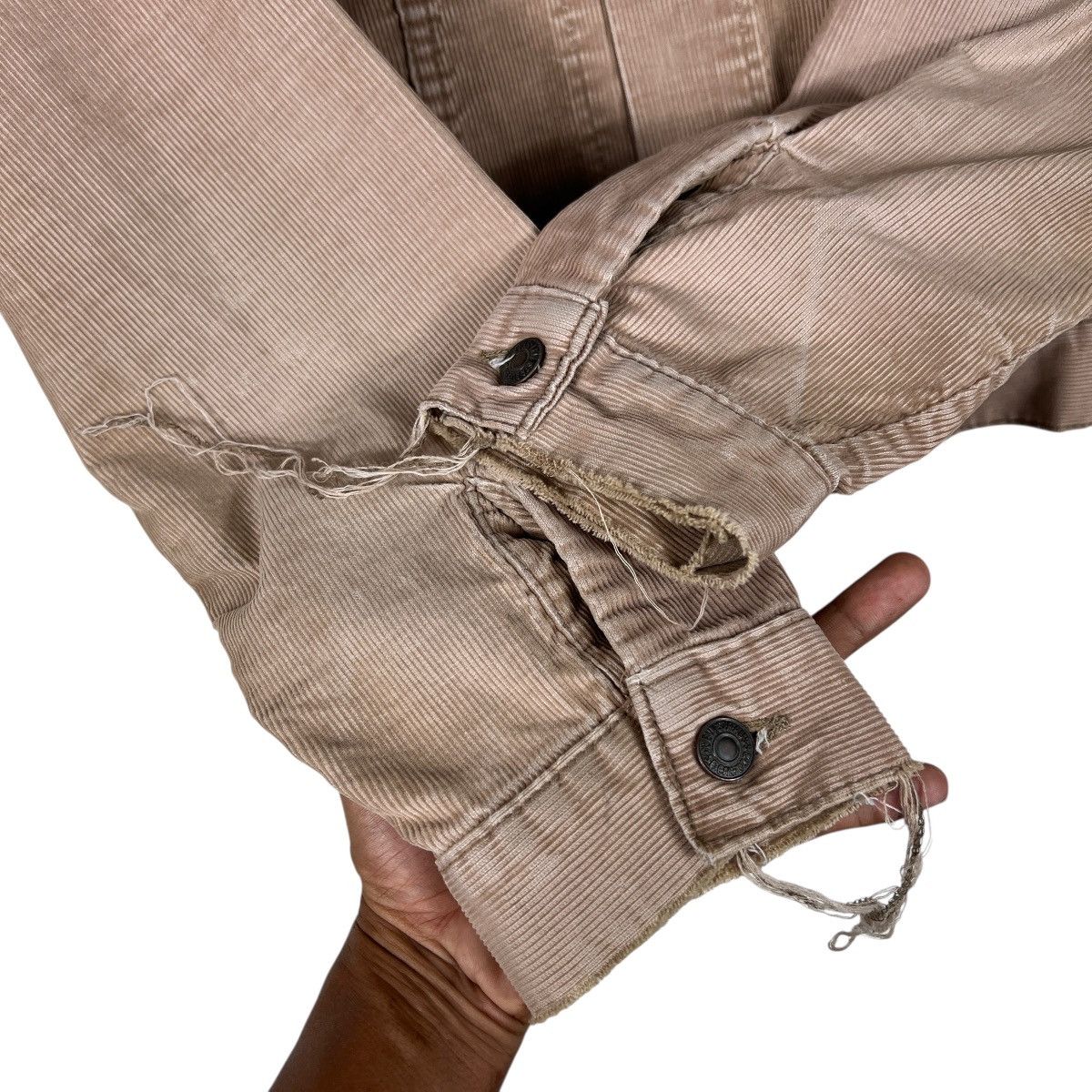 Levi's 70s Vintage Levis Corduroy Trucker Jacket Made In Usa Size US L / EU 52-54 / 3 - 10 Thumbnail