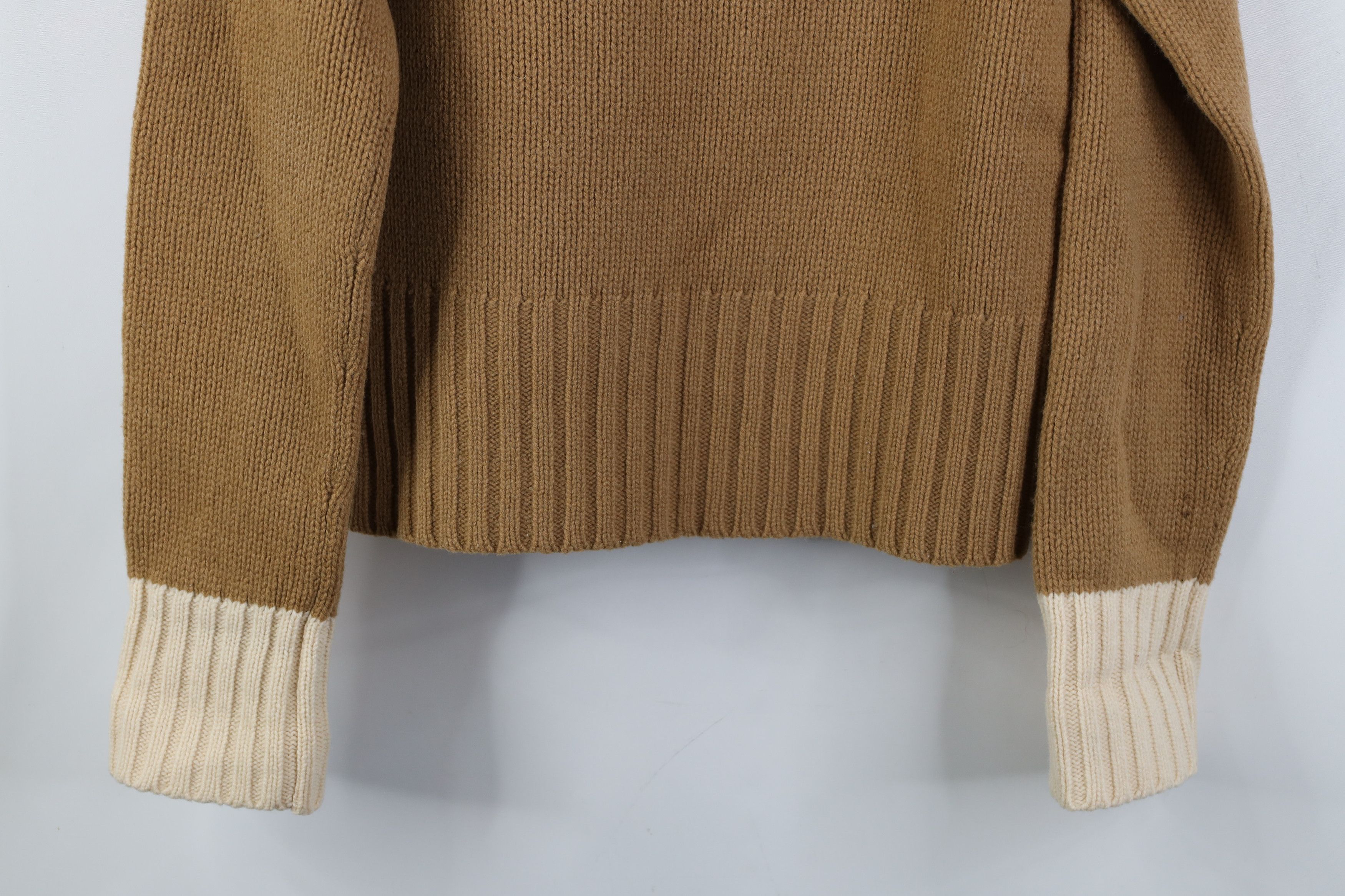 DKNY Vintage 90s Y2K DKNY Cropped Lambswool Turtleneck Sweater Size L / US 10 / IT 46 - 12 Thumbnail