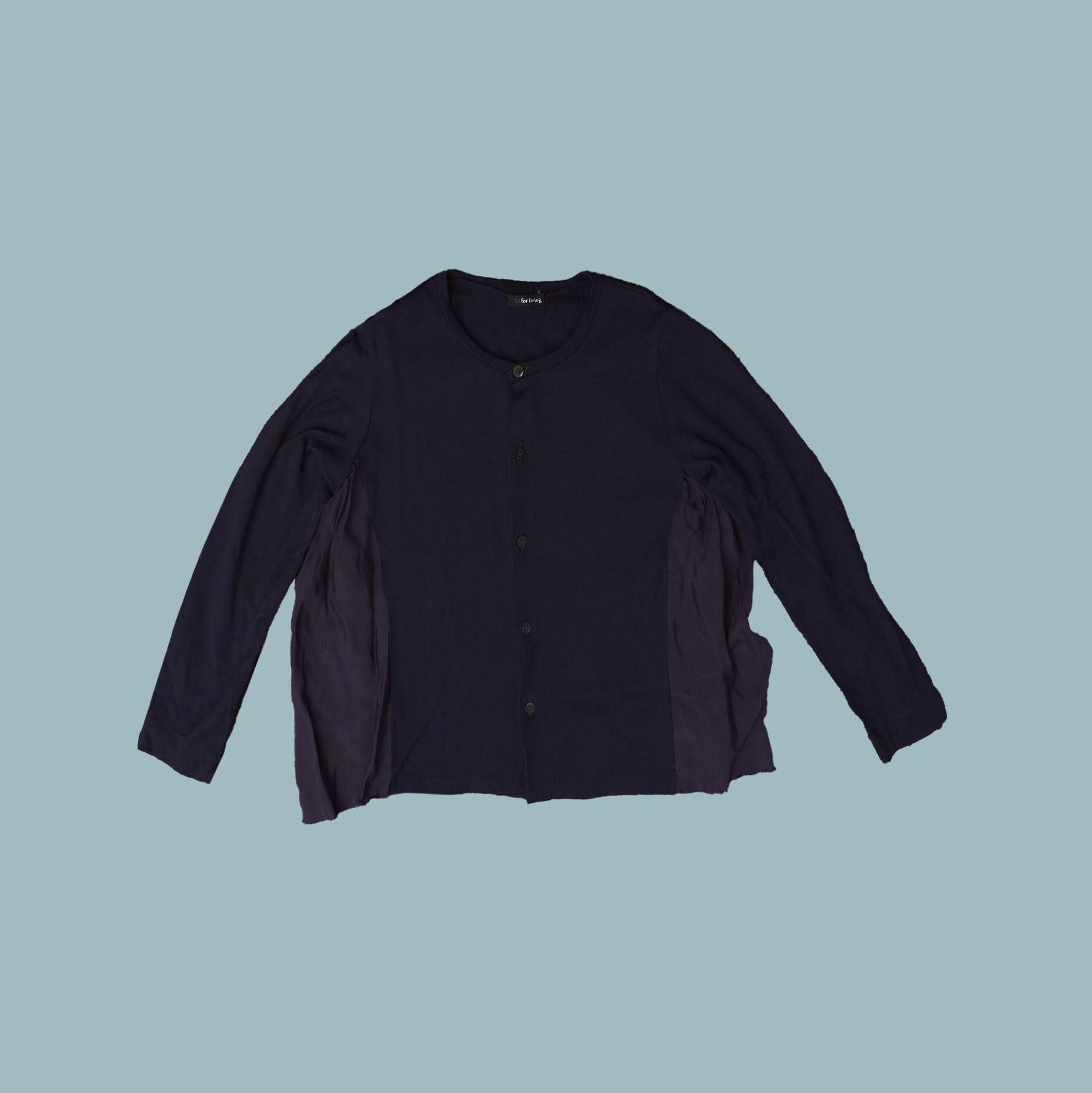 Y's *BNWOT* Y's Wool / Cupro Cardigan Nvy Sweater Yohji Yamamoto Size L / US 10 / IT 46 - 1 Thumbnail