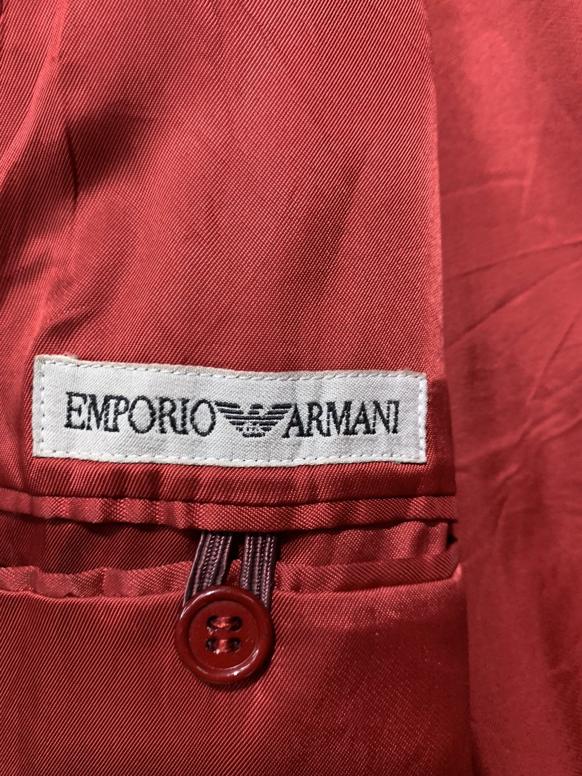 Emporio Armani 🔥VTG EMPORIO ARMANI WOOL OVERCOATS Size US L / EU 52-54 / 3 - 8 Thumbnail