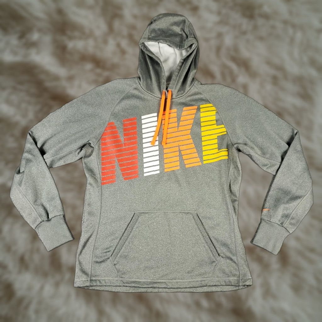 Nike Nike Sweatshirt Womens Medium Gray Therma-Fit Pullover Hoodie Sweatshirt Hoodie Size M / US 6-8 / IT 42-44 - 1 Thumbnail