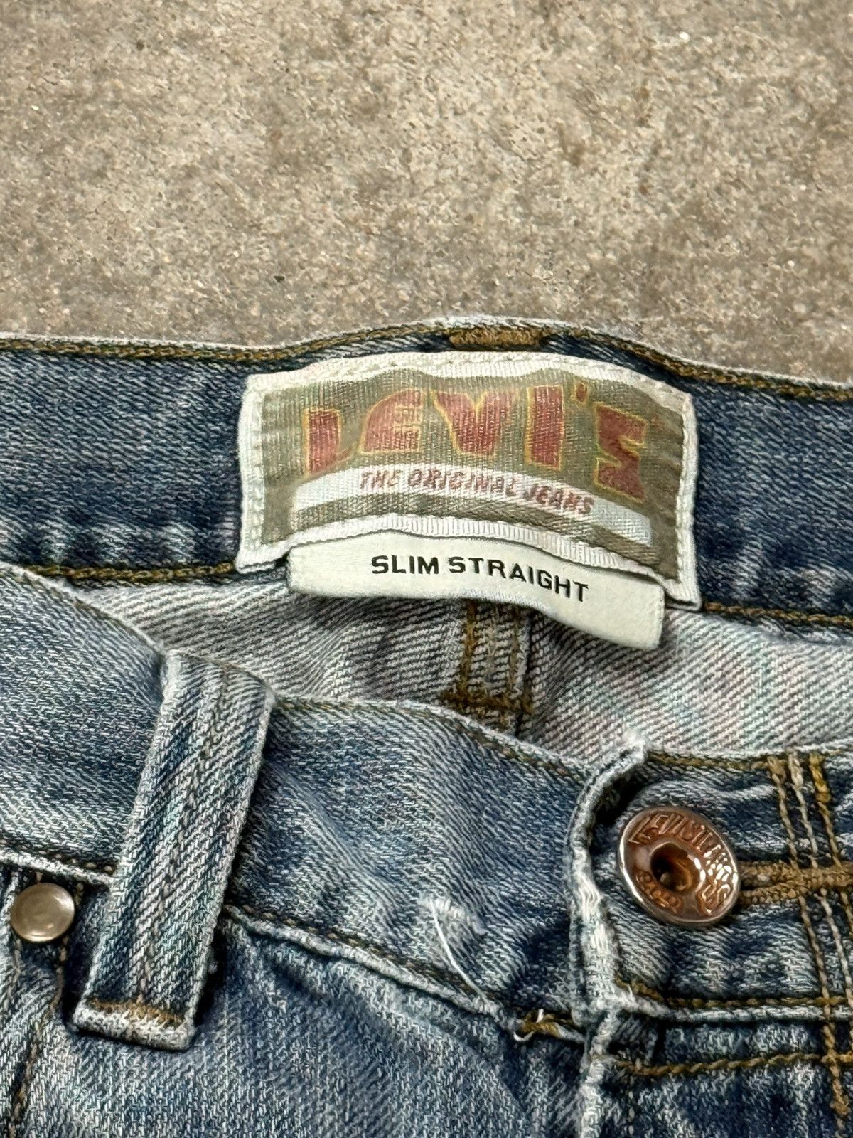 Levi's Vintage Checkered Levi Distressed Slim Hole Knee Denim Jeans Size US 32 / EU 48 - 7 Thumbnail