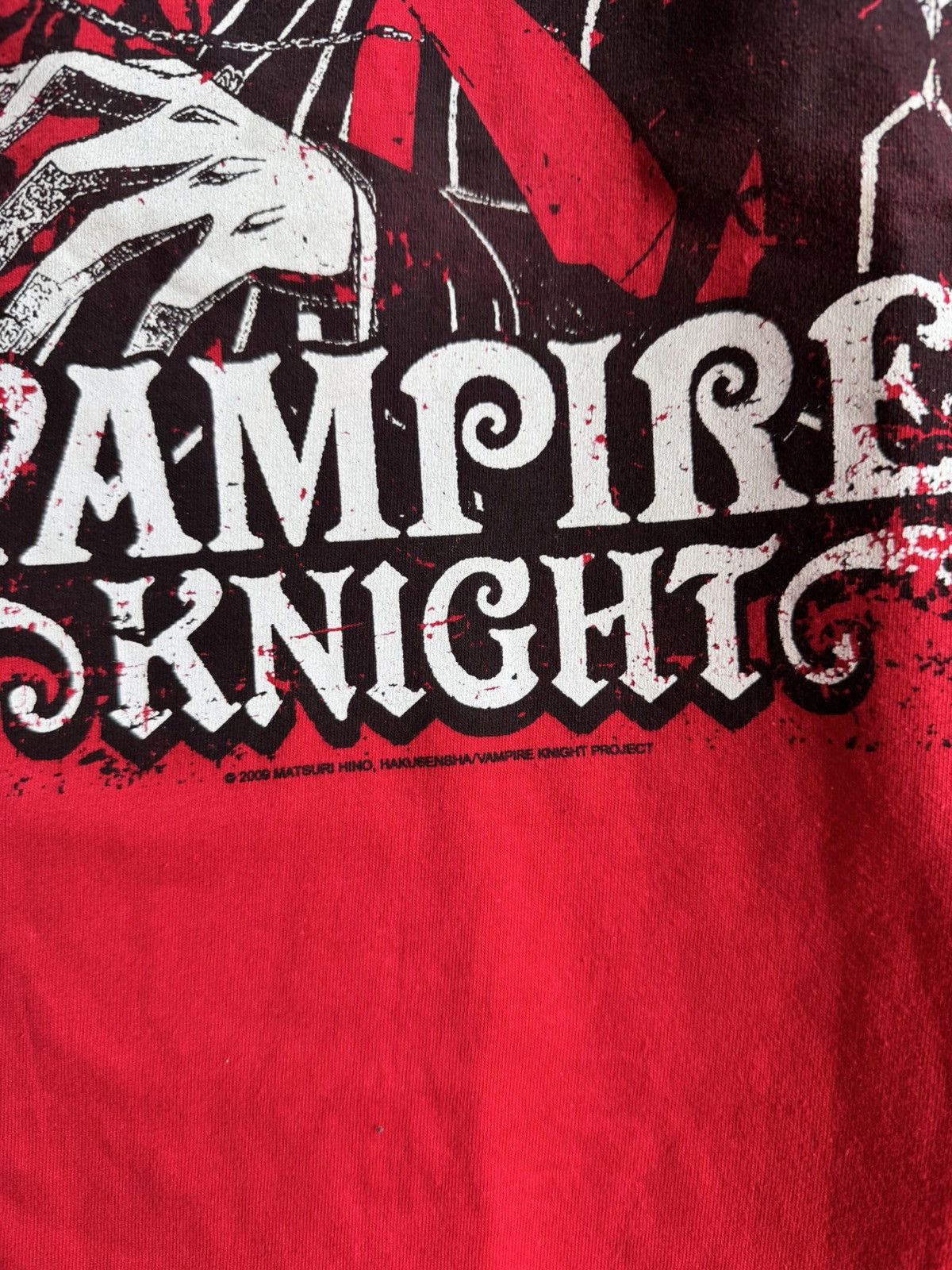 Anime Vintage Y2K Anime Vampire Knight Hunter rare T-shirt 00s Size US XL / EU 56 / 4 - 4 Thumbnail