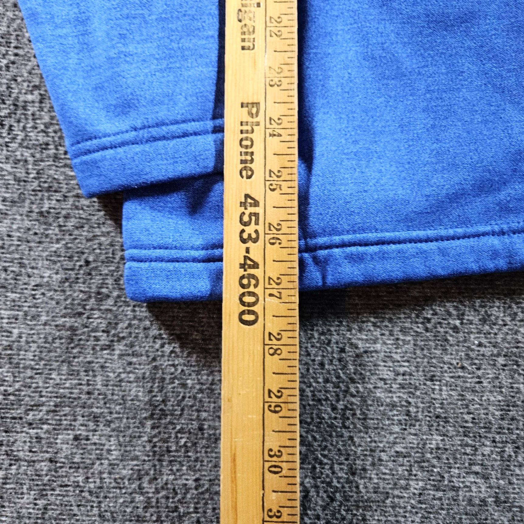 Callaway Callaway Pullover Mens Large Blue 1/4 Zip Mock Neck Golf Fleece Pocket Chest Long Sleeve Size US L / EU 52-54 / 3 - 6 Thumbnail