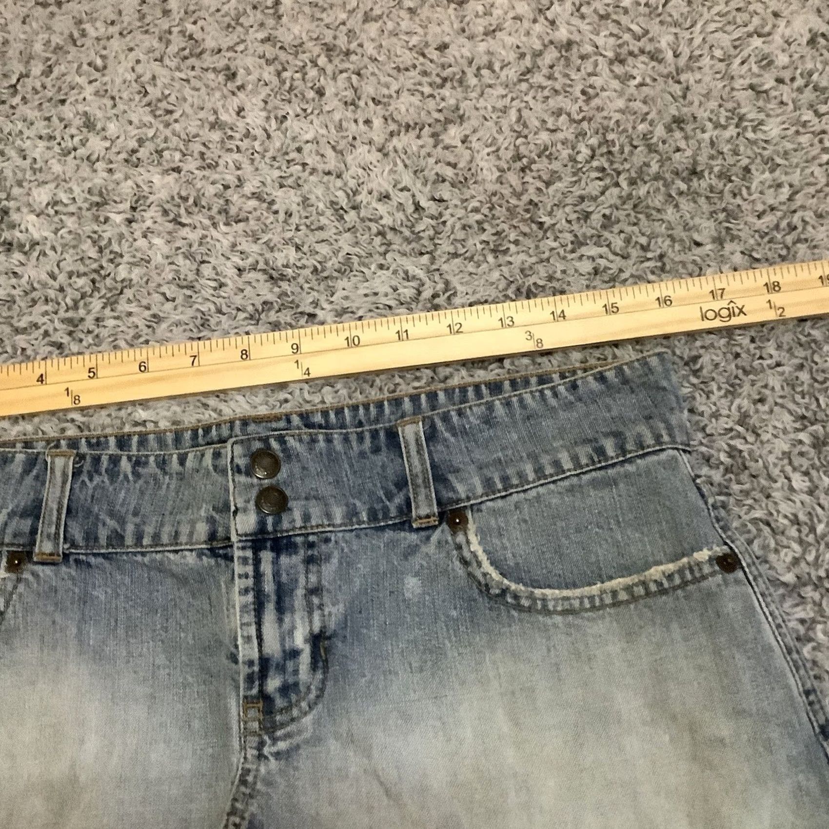 Abercrombie & Fitch Abercrombie & Fitch women blue denim skirt size 4 Mini Size 27" / US 4 / IT 40 - 2 Thumbnail