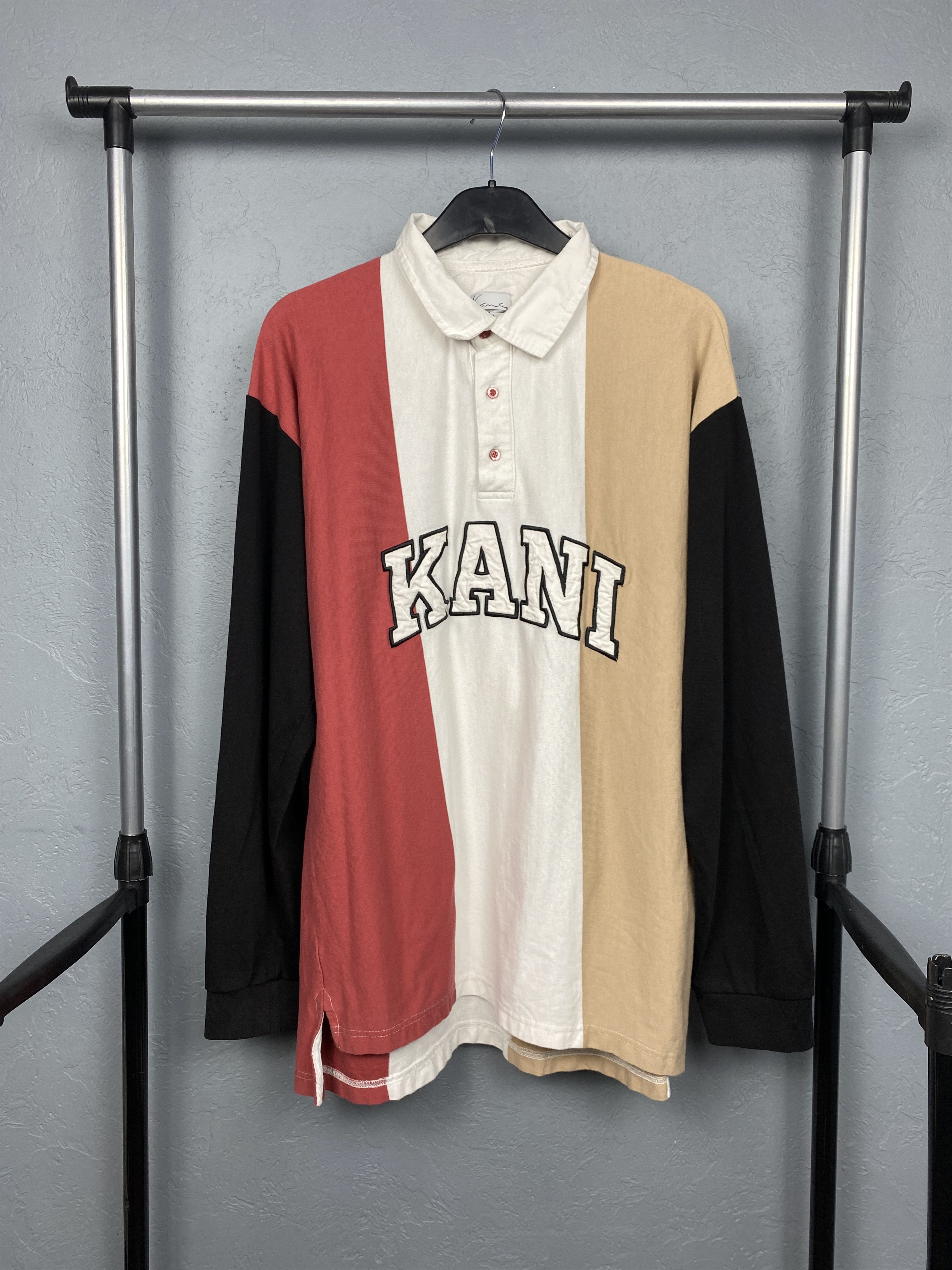 Karl Kani Karl Kani Vintage Big Logo Rugby Polo Shirt Y2K Size US XL / EU 56 / 4 - 1 Thumbnail