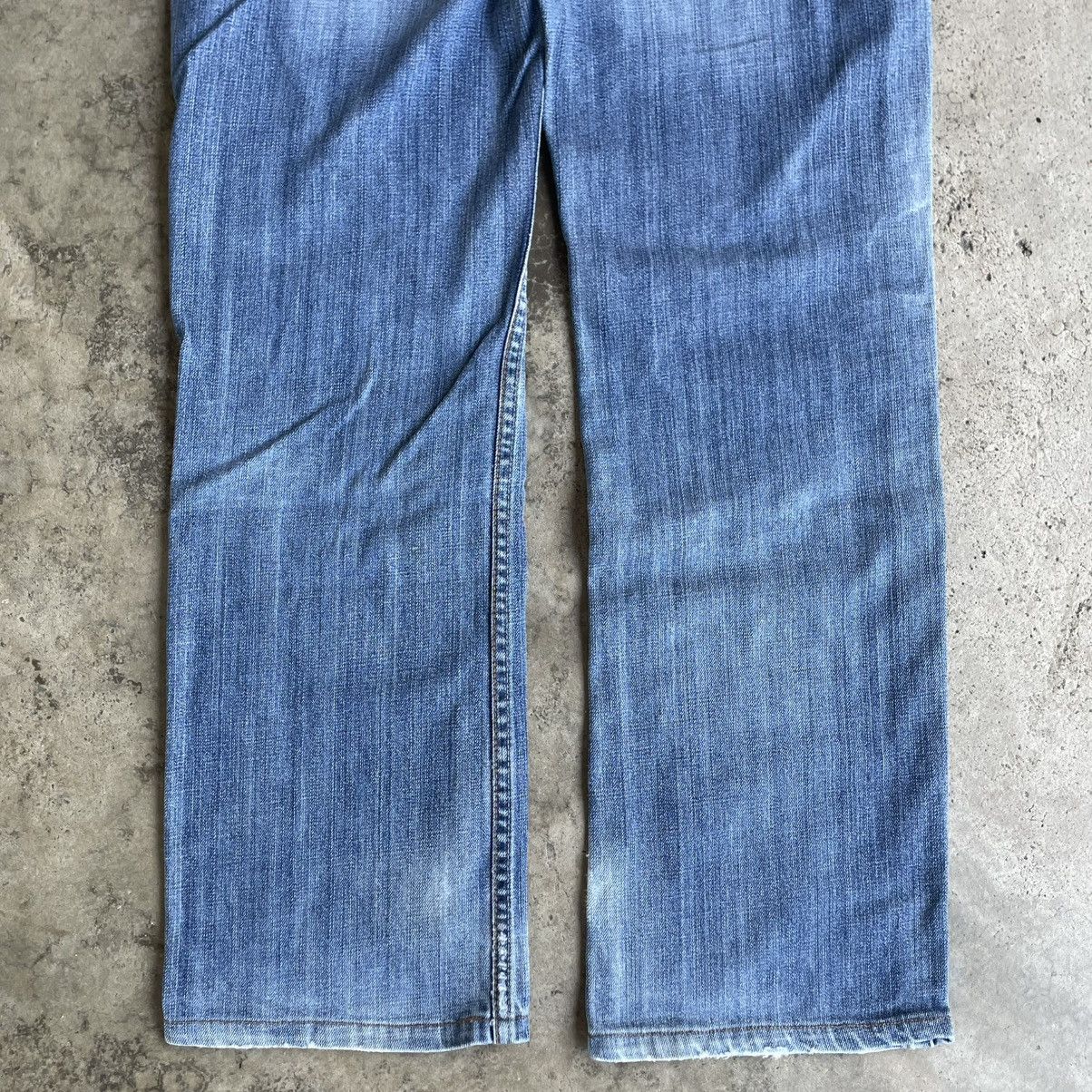 Bluer Denim 🔥🇯🇵Blue Denim Garments Union Made Ripped Distress Denim Jeans Size US 31 - 6 Thumbnail