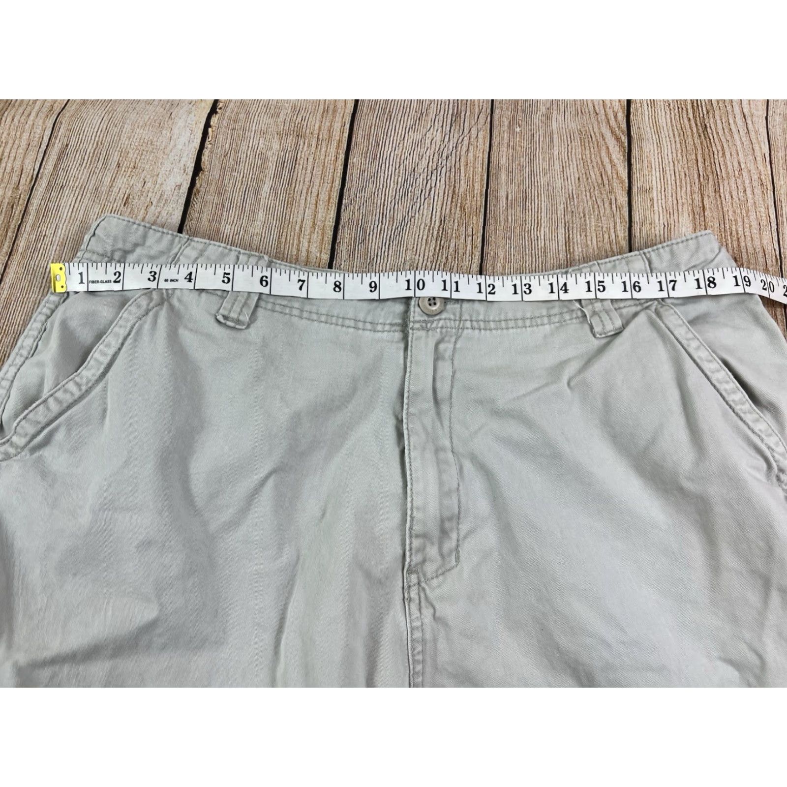 Billabong VINTAGE Billabong Cargo Shorts Men Beige 36 12” Inseam Pockets 90s Utility Cotton Size US 36 / EU 52 - 7 Thumbnail