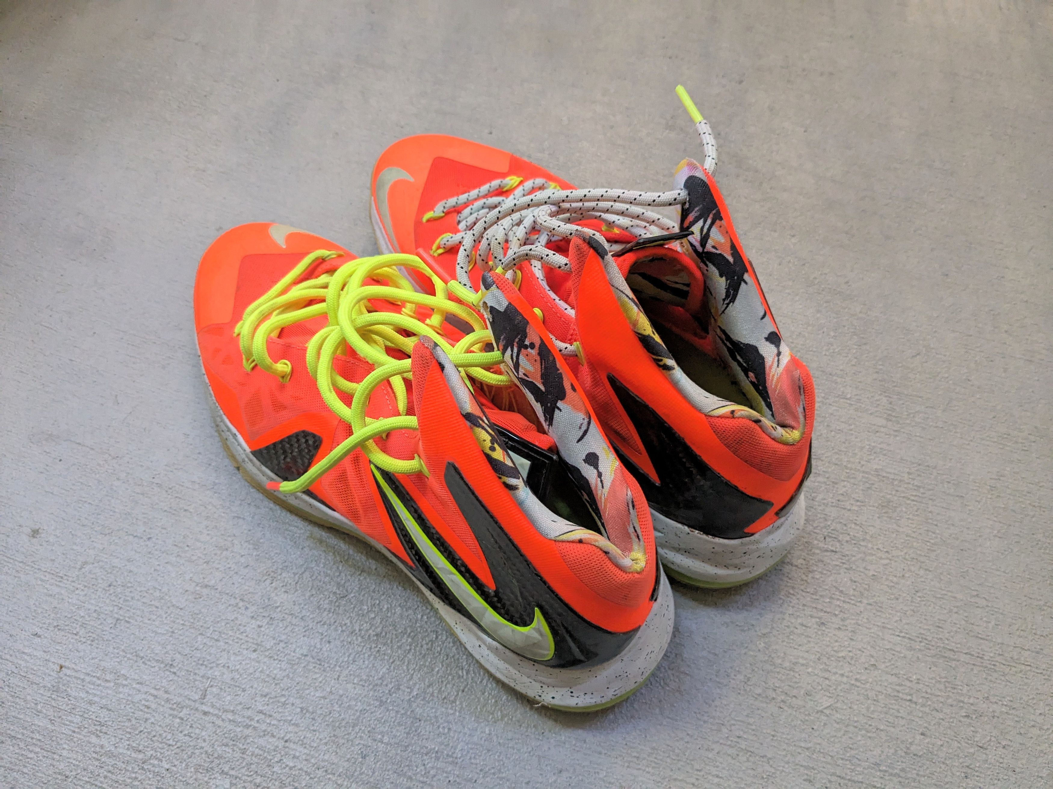 Nike Nike LeBron 10 X PS Elite Total Crimson Orange 579827-800 Size US 10 / EU 43 - 13 Thumbnail