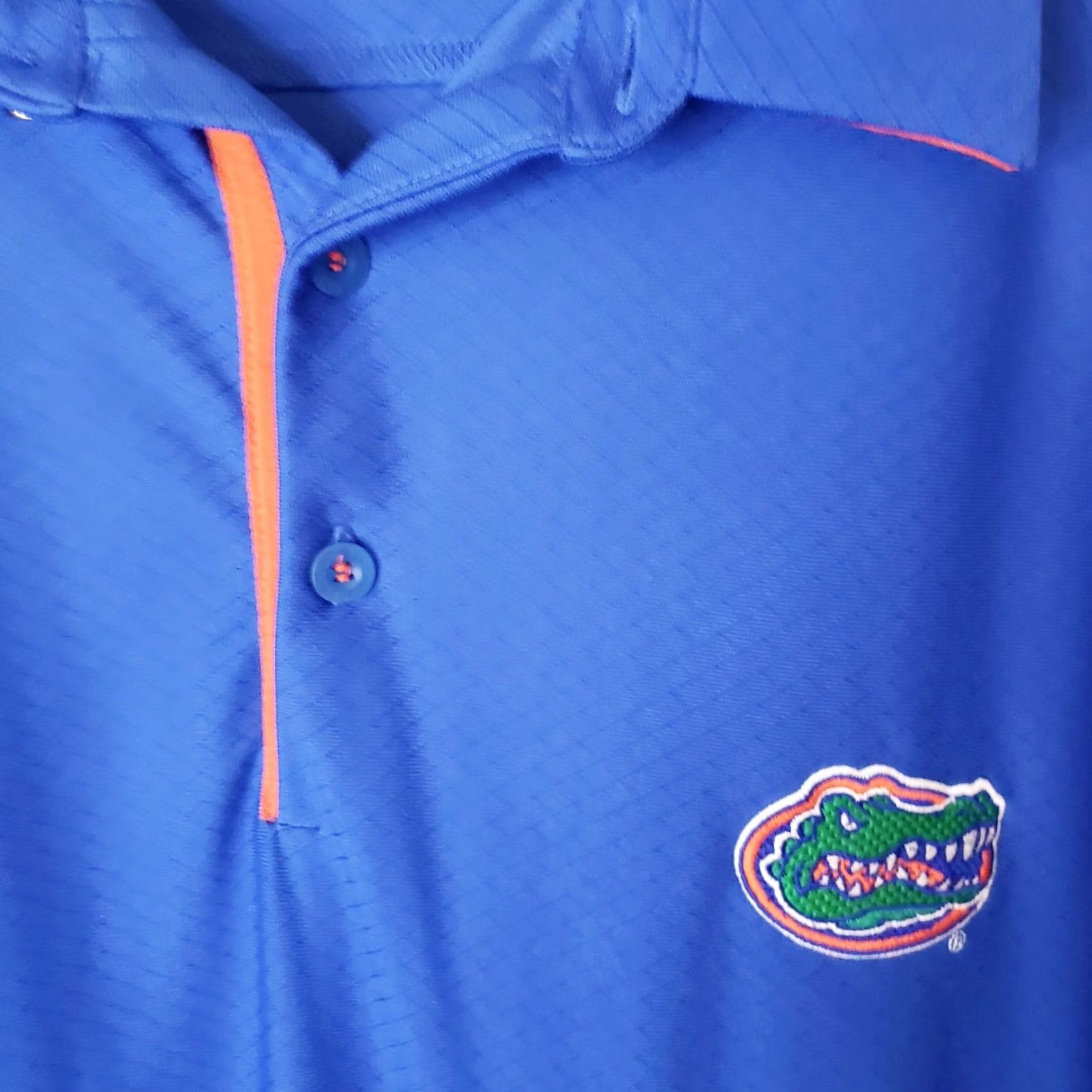 Nike Nike Polo Men's 2XL Blue Florida Gators Dri-Fit Polyester Golf Shirt Size US XXL / EU 58 / 5 - 4 Thumbnail