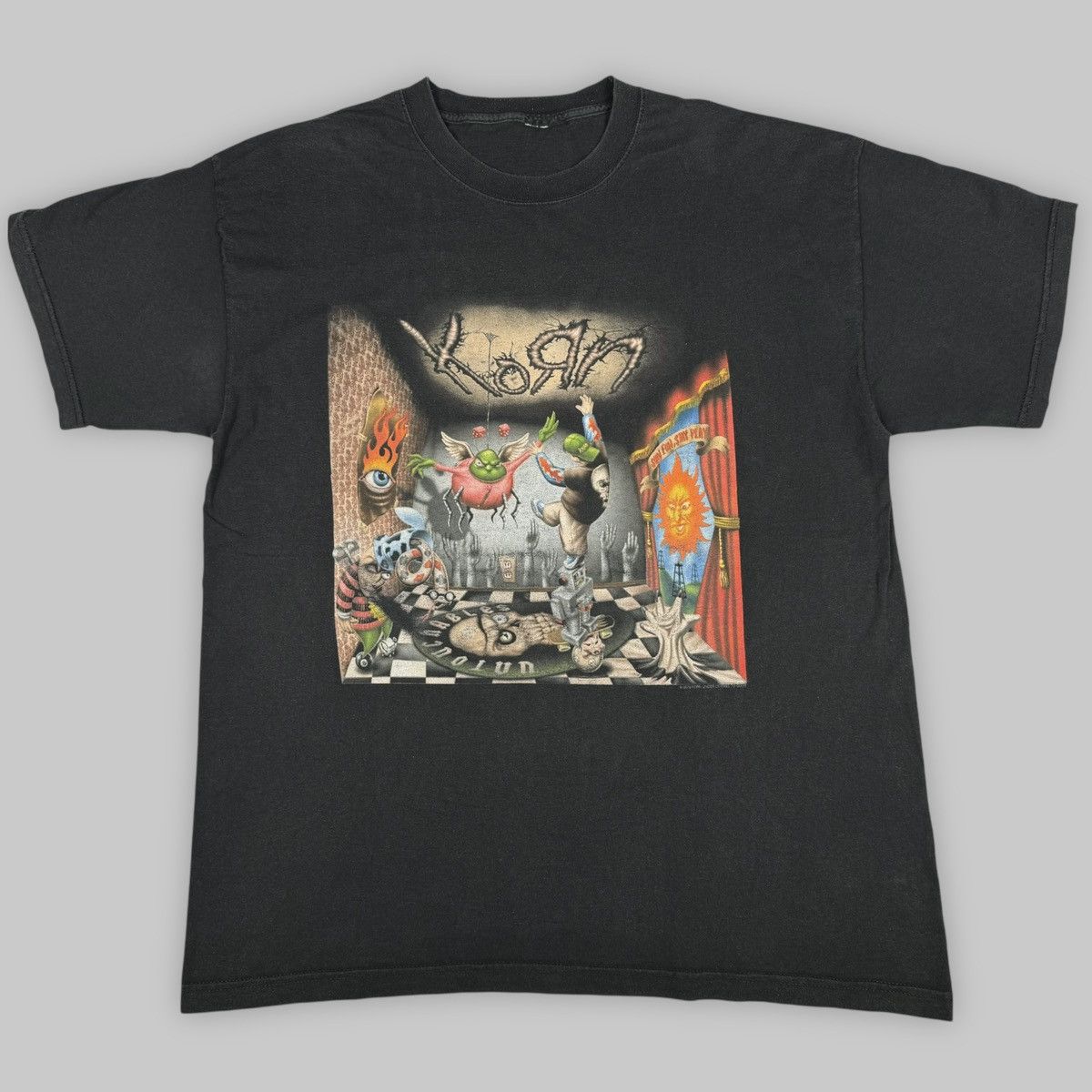 Band Tees Vintage 2002 Korn ‘Sun Fun Stay Play’ Nu Metal Band T Shirt Size US XL / EU 56 / 4 - 1 Thumbnail