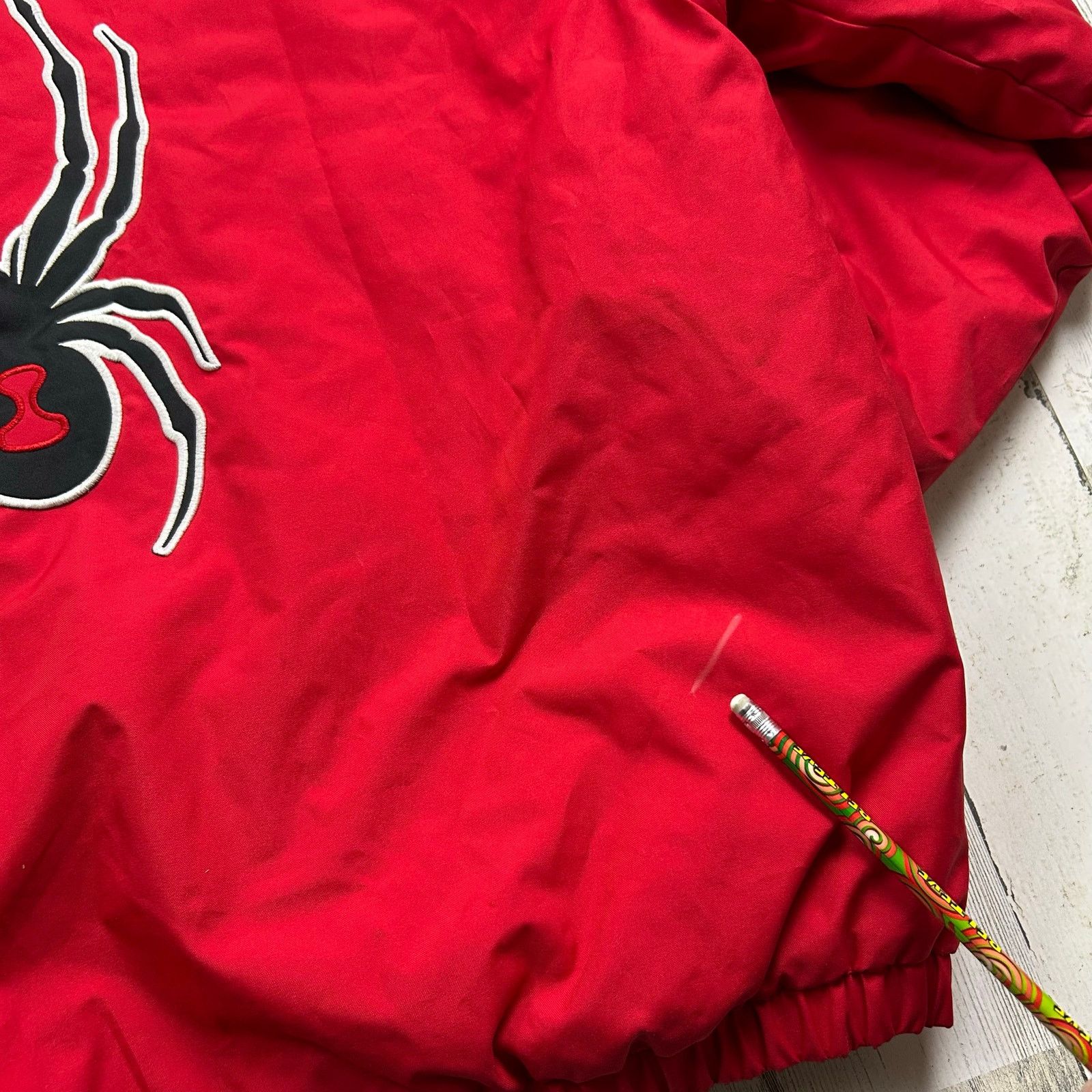 Spyder × Vintage Vintage 90s Spyder Rare Red Big Logo Snowboarding Jacket Size L / US 10 / IT 46 - 13 Thumbnail