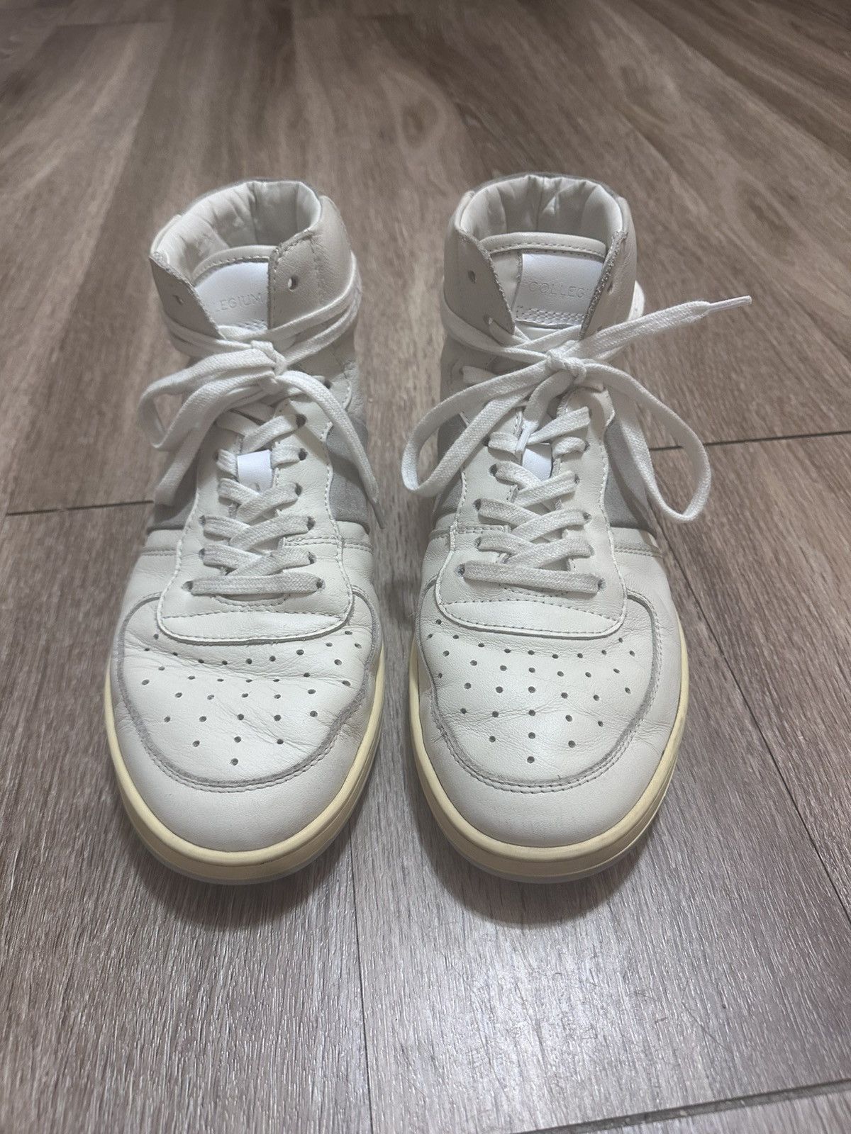 Collegium Collegium Off-White Pillar Destroyer High-Top Sneakers Size US 6.5 / EU 39-40 - 4 Thumbnail