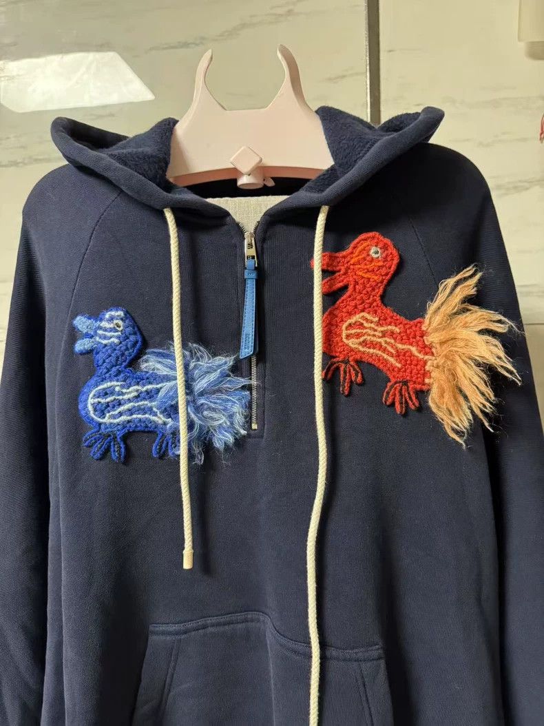 Loewe LOEWE Turtle long hooded hoodie coat Size S / US 4 / IT 40 - 6 Thumbnail