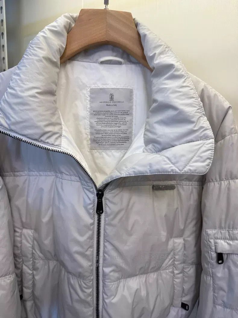 Brunello Cucinelli Brunello Cucinelli Beaded Goose Down Jacket Size S / US 4 / IT 40 - 6 Thumbnail
