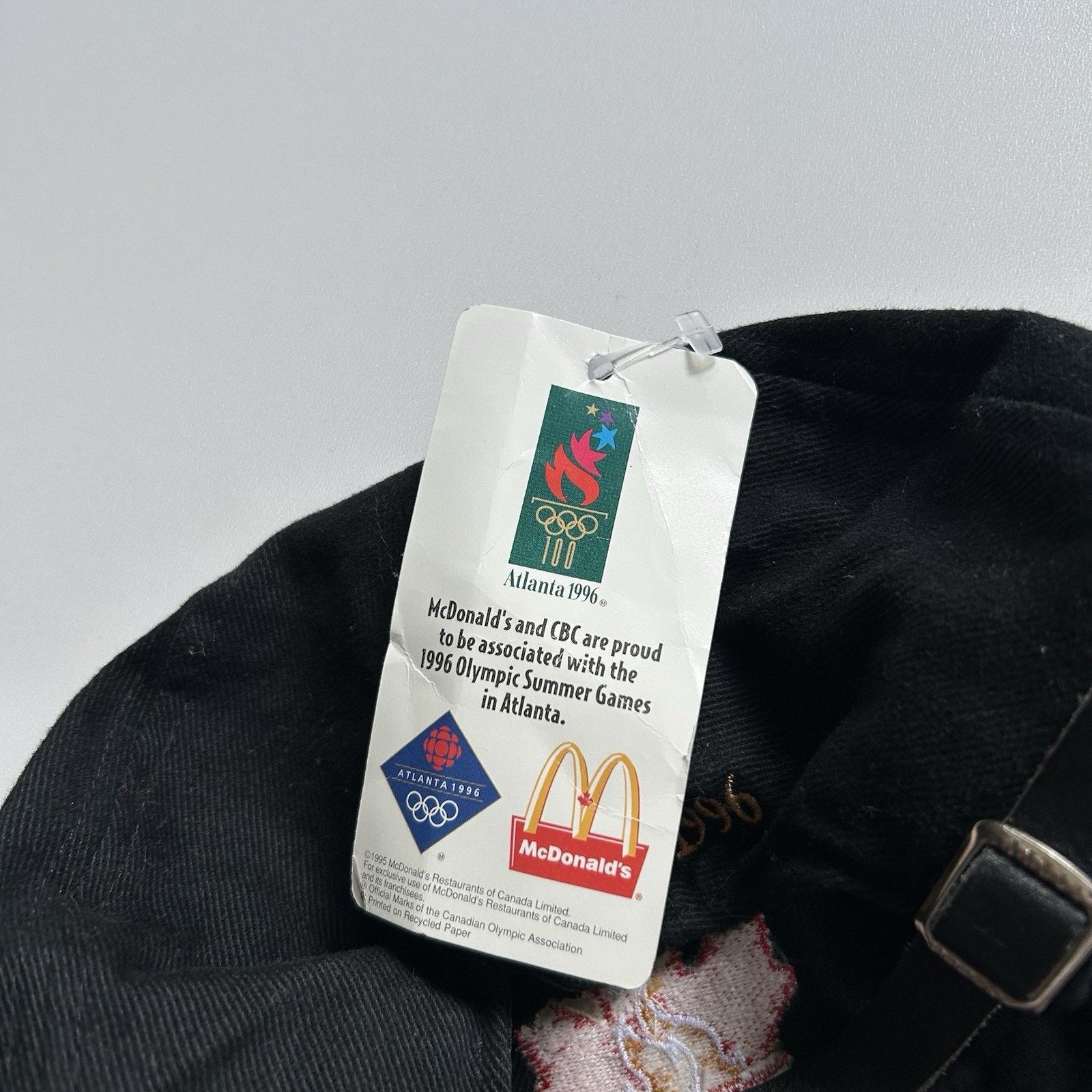 USA Olympics × Vintage Vintage 90s ATL Olympics Hat Strapback Hat Canada McDonald's Size ONE SIZE - 7 Thumbnail