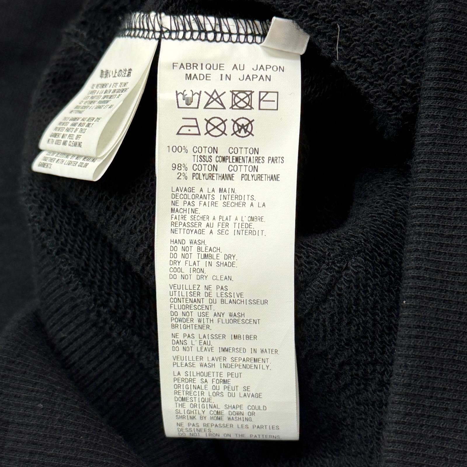 Yohji Yamamoto Yohji Yamamoto 23AW HL-T42-987 Sweatshirt Hoodie Size US L / EU 52-54 / 3 - 4 Thumbnail