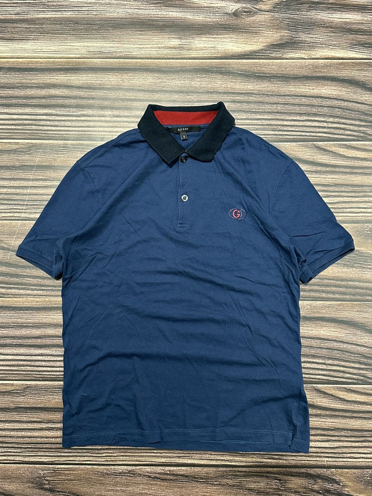 Gucci × Vintage Vintage Luxury Polo Gucci Size US S / EU 44-46 / 1 - 1 Thumbnail