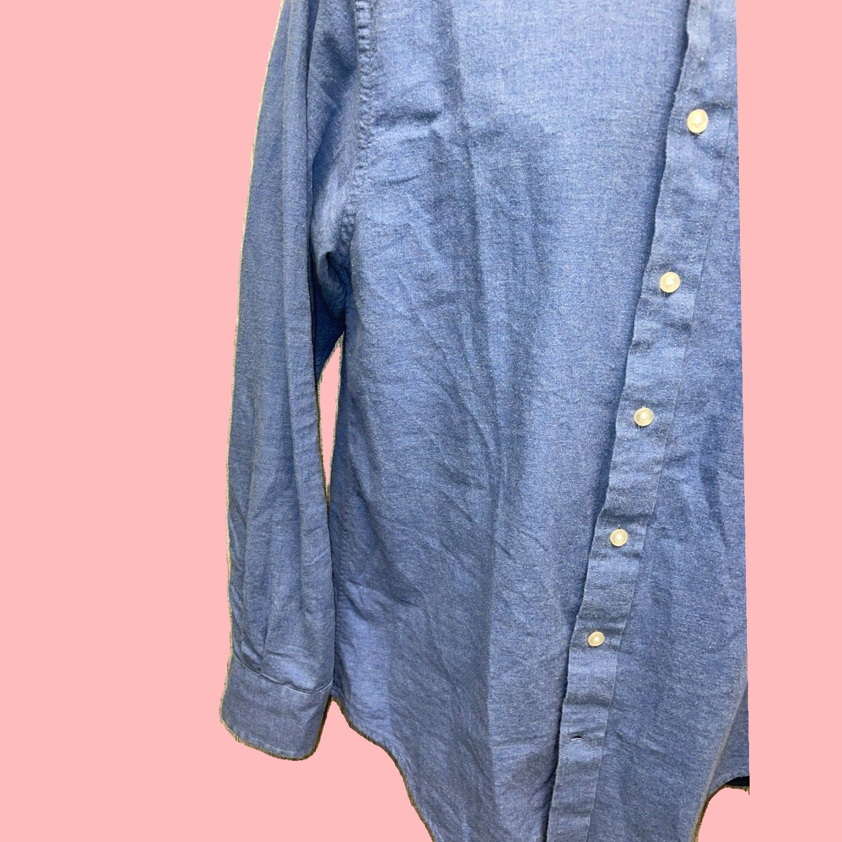 Vineyard Vines Vineyard Vines Slim Fit Button Down Shirt Mens Large Blue Cotton Size US L / EU 52-54 / 3 - 5 Thumbnail