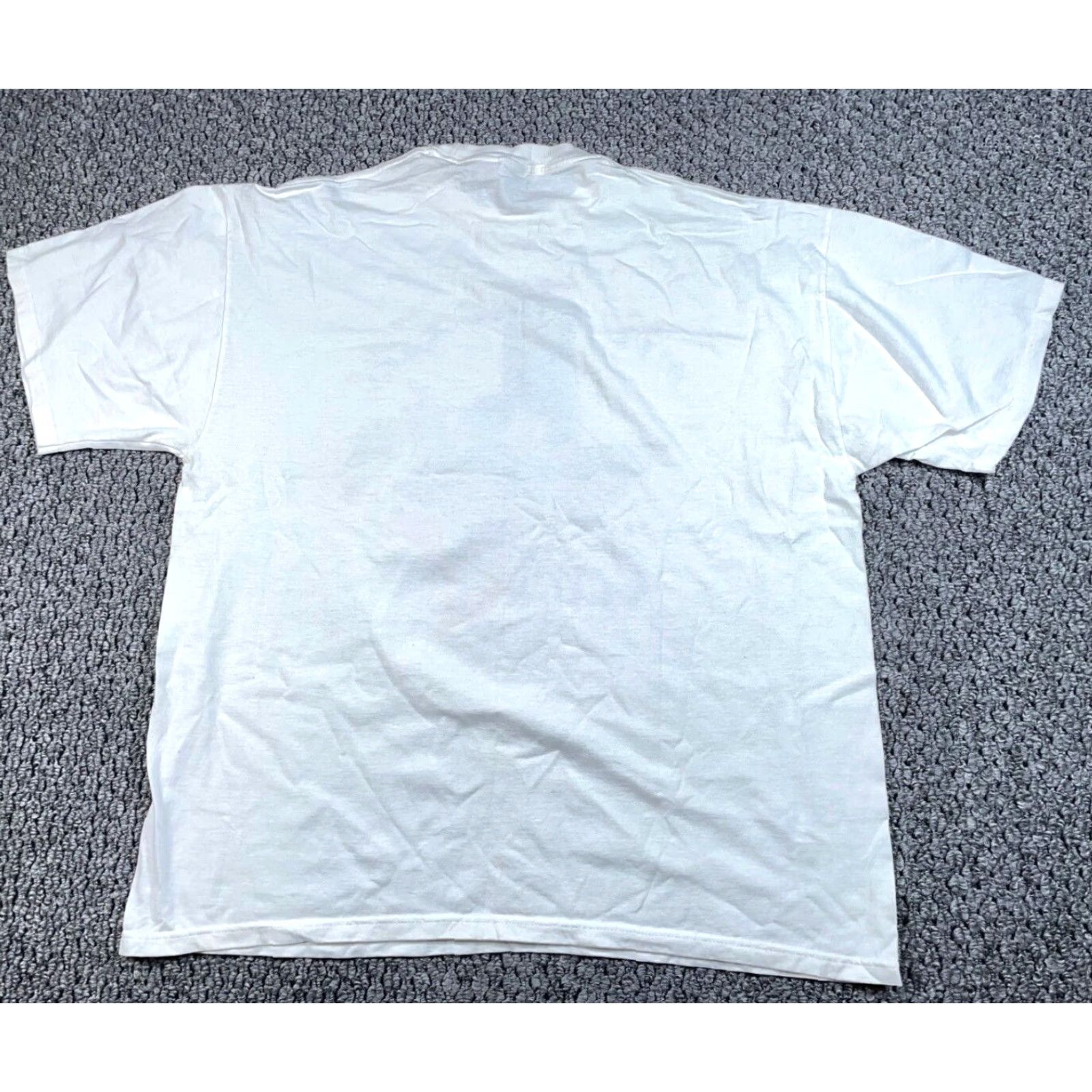 Jerzees VINTAGE Jerzees Texas Flag Print T-Shirt Adult XL White Men Short Sleeve Crew Neck 90s USA Made Size US XL / EU 56 / 4 - 2 Thumbnail