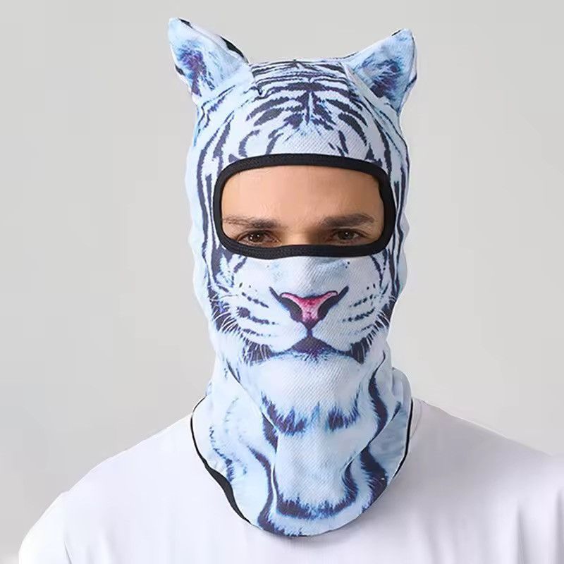 Japanese Brand 3D Cat Ski BalaclavaAnimal Face Covering Full Face Size ONE SIZE - 3 Thumbnail