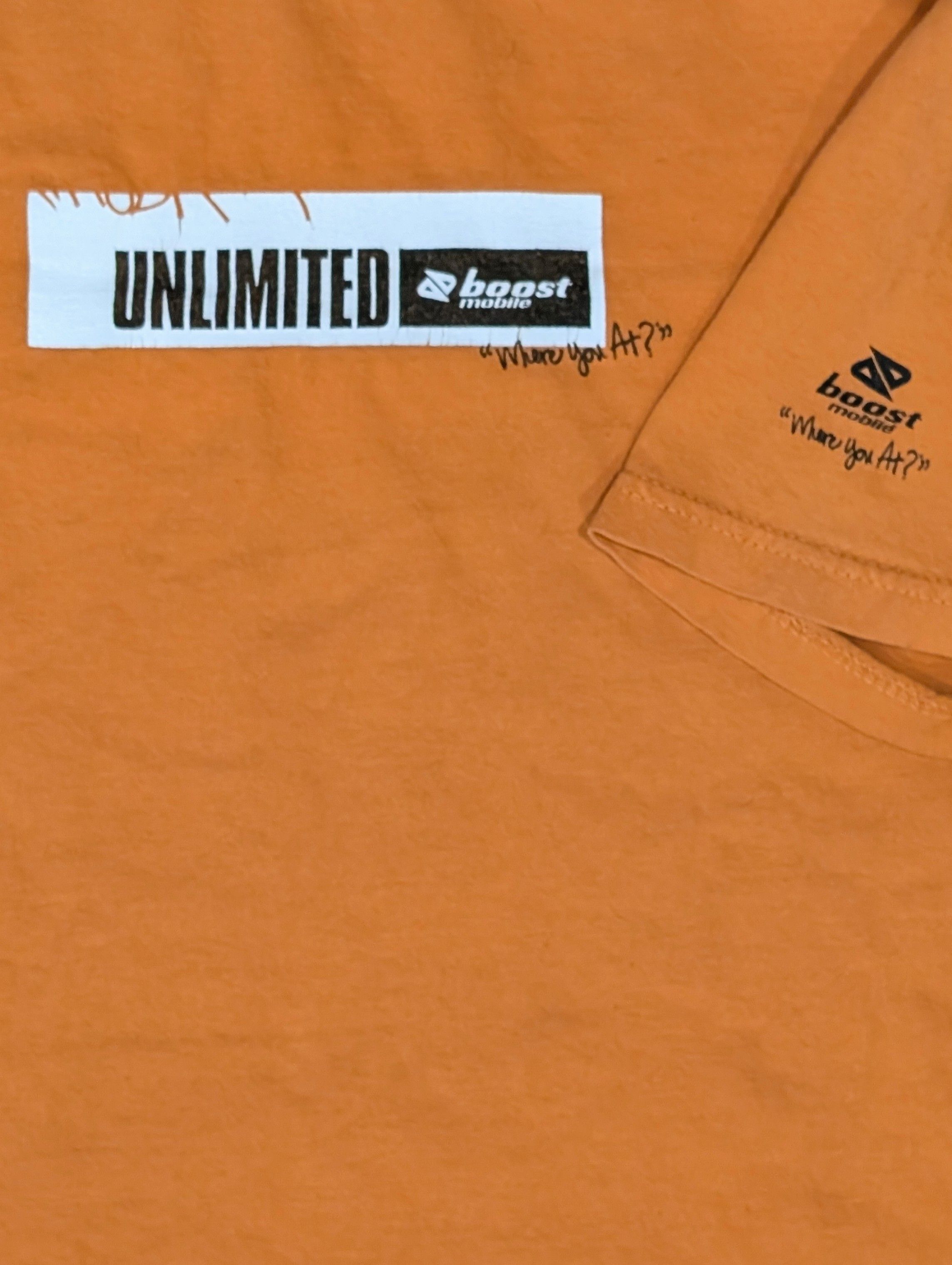 Rap Tees × Vintage Vintage Boost Mobile Where You At? Kanye West rap t-shirt Size US M / EU 48-50 / 2 - 3 Thumbnail