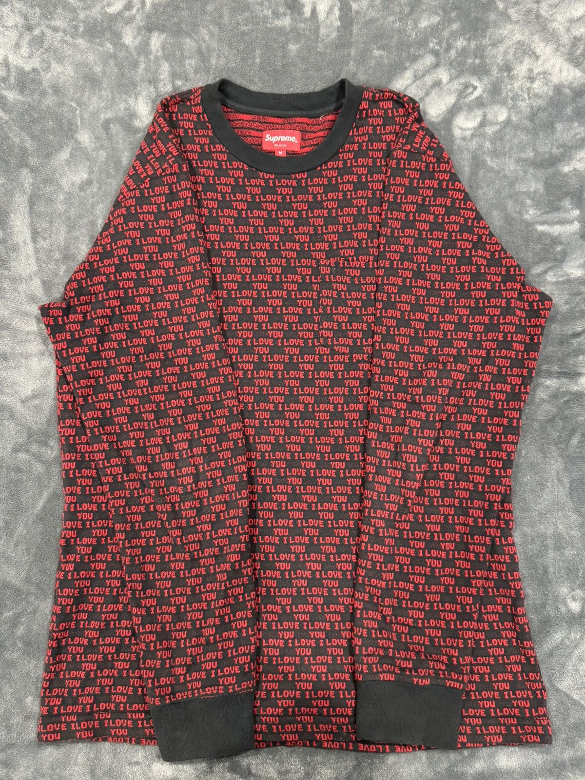 Supreme Supreme I Love You Jacquard Long Sleeve Shirt Size US M / EU 48-50 / 2 - 1 Thumbnail