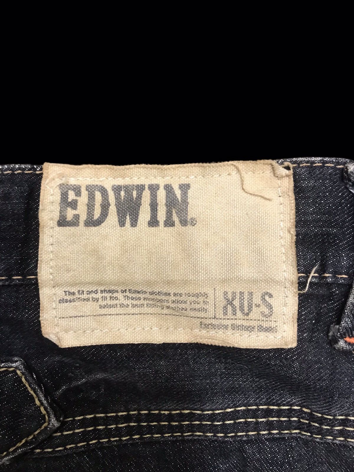 Edwin 💥FLARE💥RARE ARCHIVAL EDWIN XVS MUD WASH FLARE DENIM F247 Size US 33 - 13 Thumbnail
