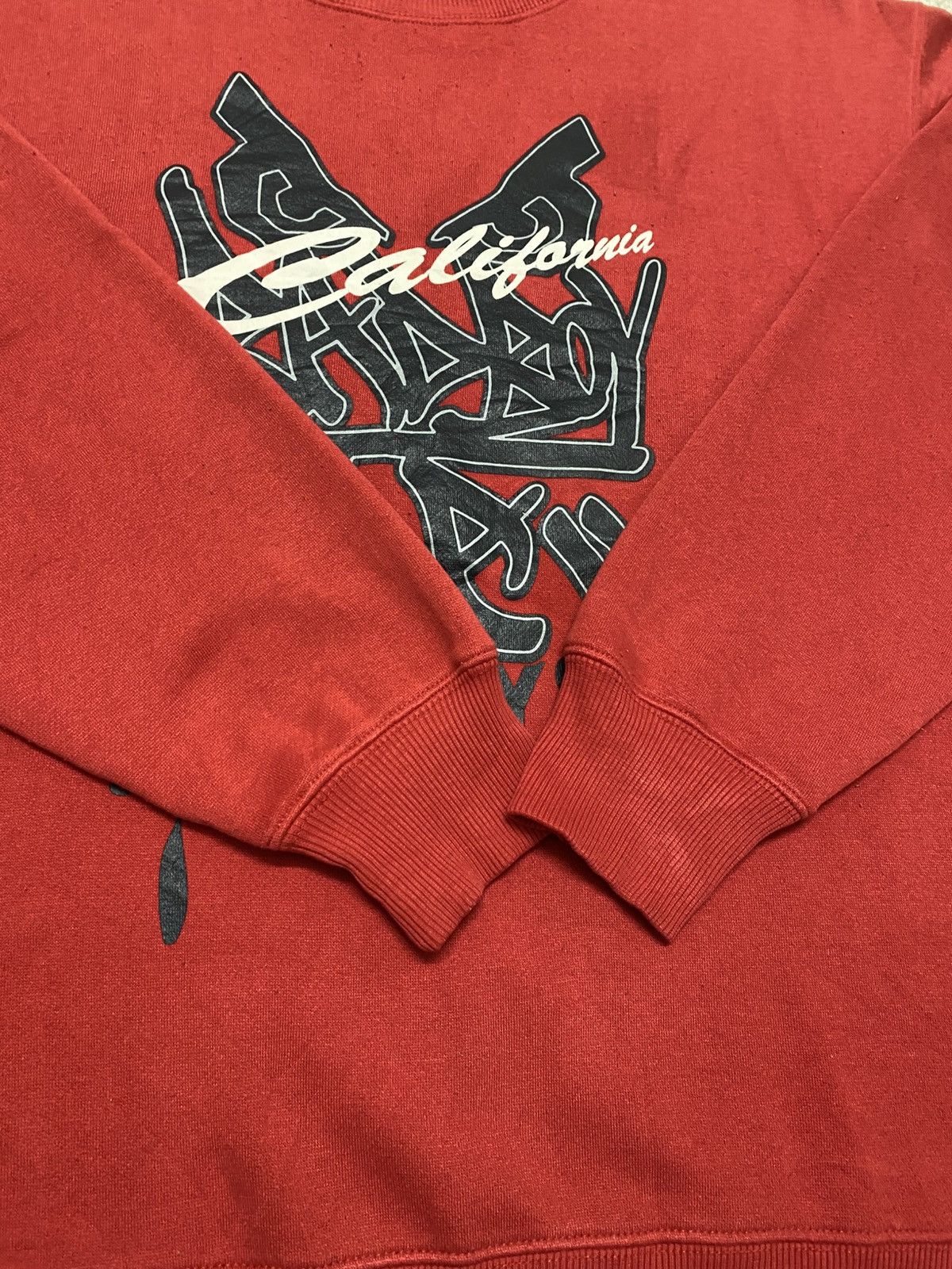 Japanese Brand Vintage Rap Tees BADBOY 82 California Sweatshirt Red Colour Size US XL / EU 56 / 4 - 2 Thumbnail