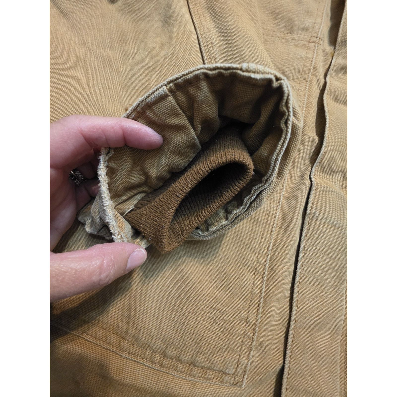 Carhartt Vintage Mens Carhartt C03 Tan Arctic Quilt Lined Canvas Size US XXL / EU 58 / 5 - 2 Thumbnail