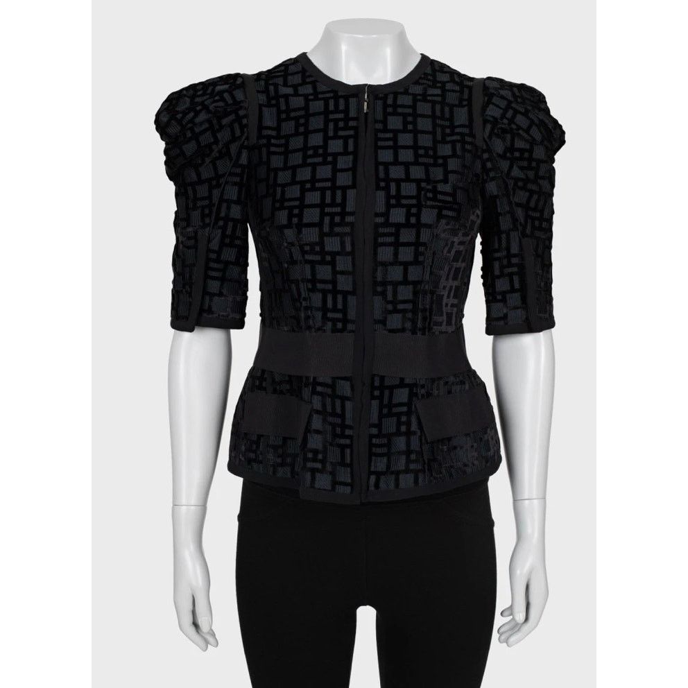 Dolce & Gabbana NWOT Stunning Dolce & Gabbana Black Silk Fitted Jacket Sz.40 Size S / US 4 / IT 40 - 1 Thumbnail