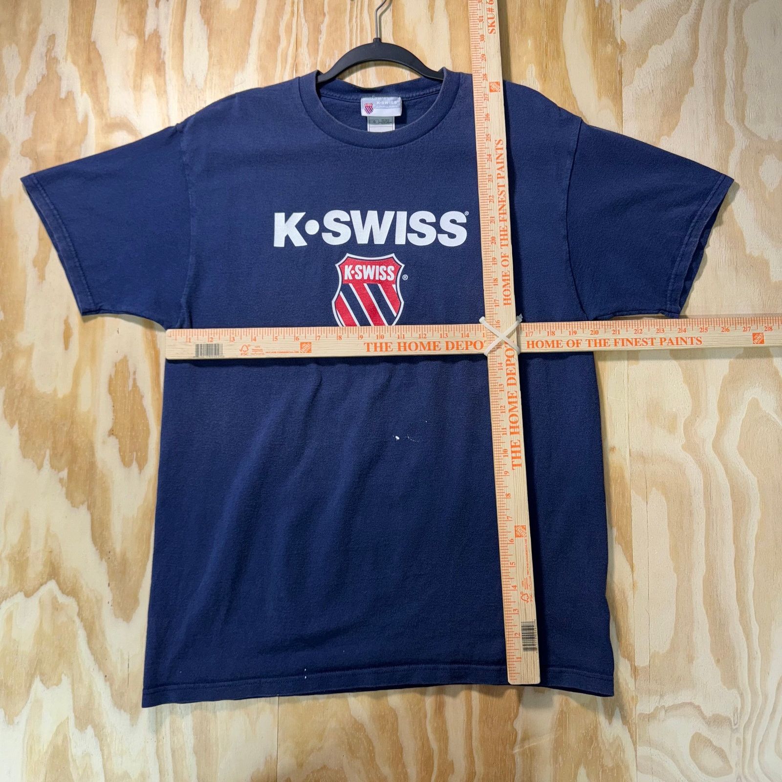 K-Swiss Vintage Y2K K Swiss apparel shoes 2000s essential t-shirt Size US L / EU 52-54 / 3 - 4 Thumbnail