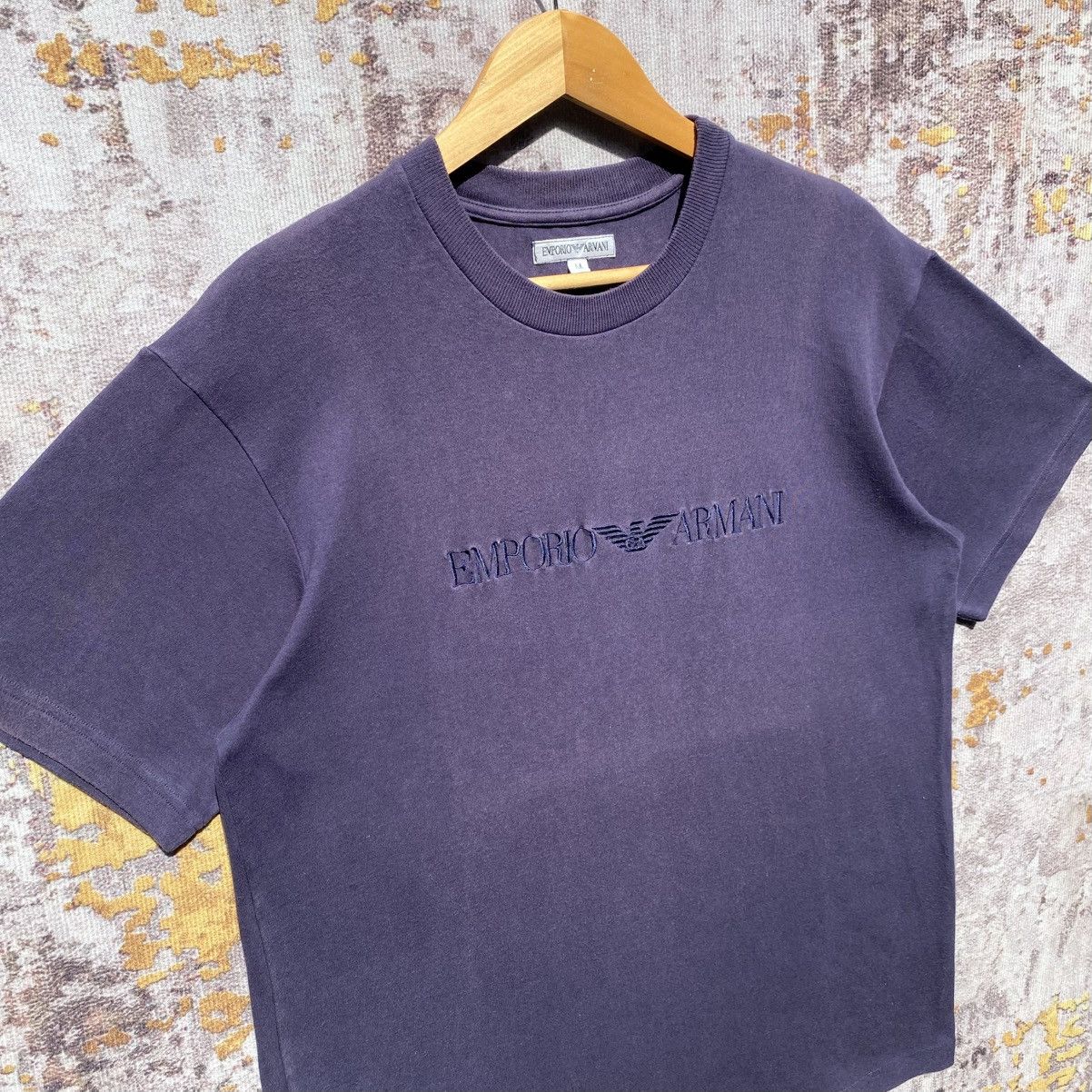 Emporio Armani Vintage 90s Emporio Armani Shirt Embroidery Spellout Size US M / EU 48-50 / 2 - 4 Thumbnail
