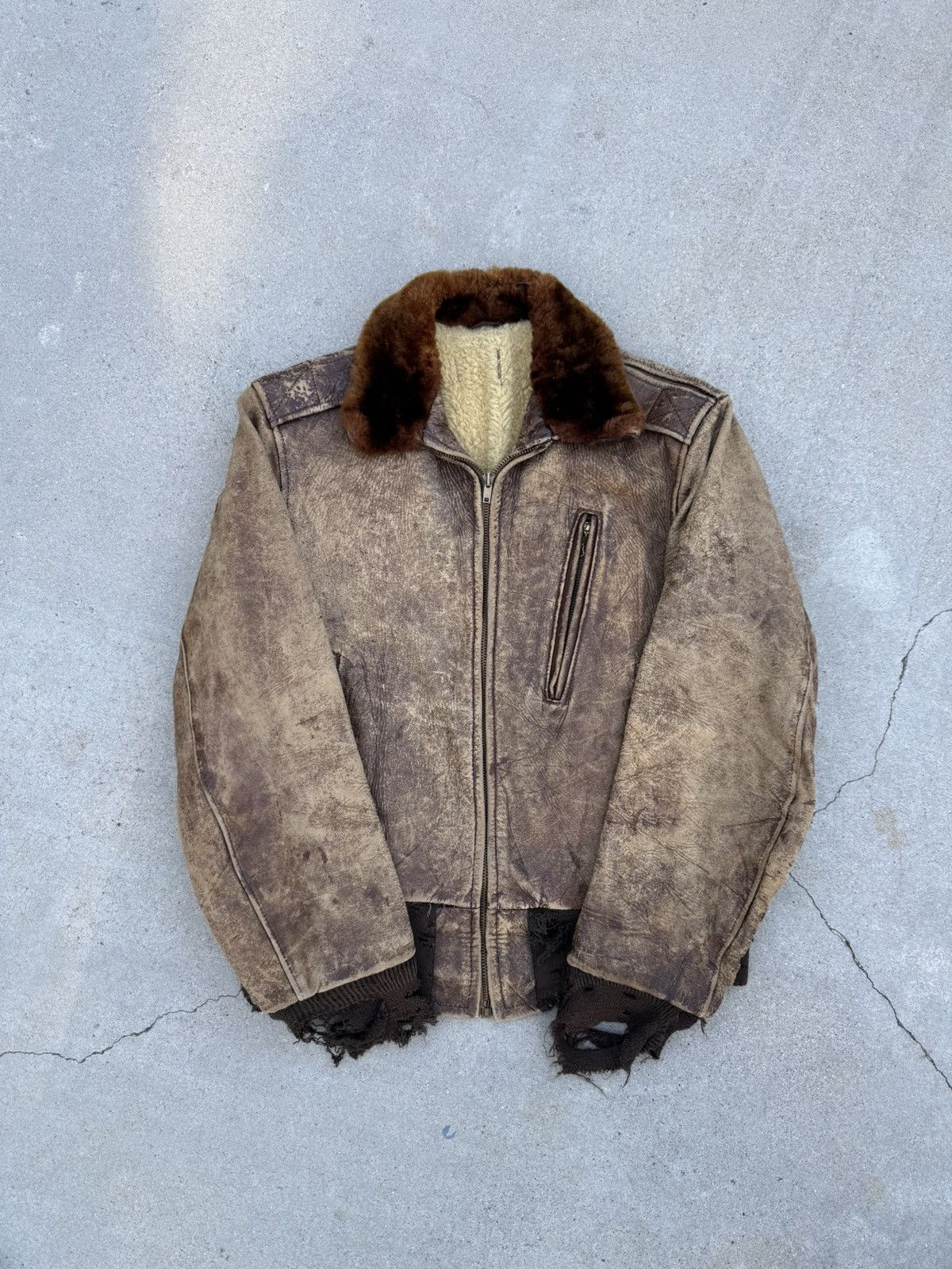Other 1940’s WWII Air Force B-3 shearling bomber Size US S / EU 44-46 / 1 - 2 Thumbnail