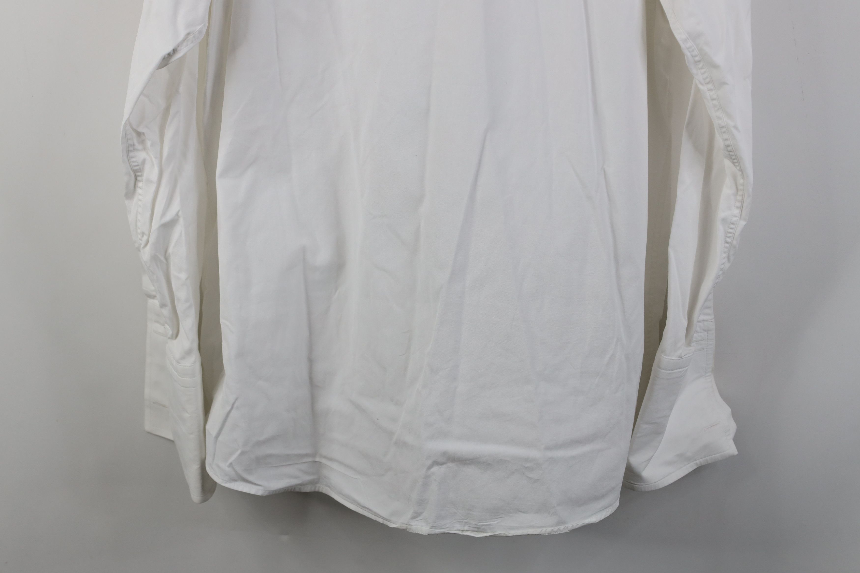 Vintage Charles Tyrwhitt Fit French Cuff Collared Dress Shirt White Size US M / EU 48-50 / 2 - 11 Thumbnail