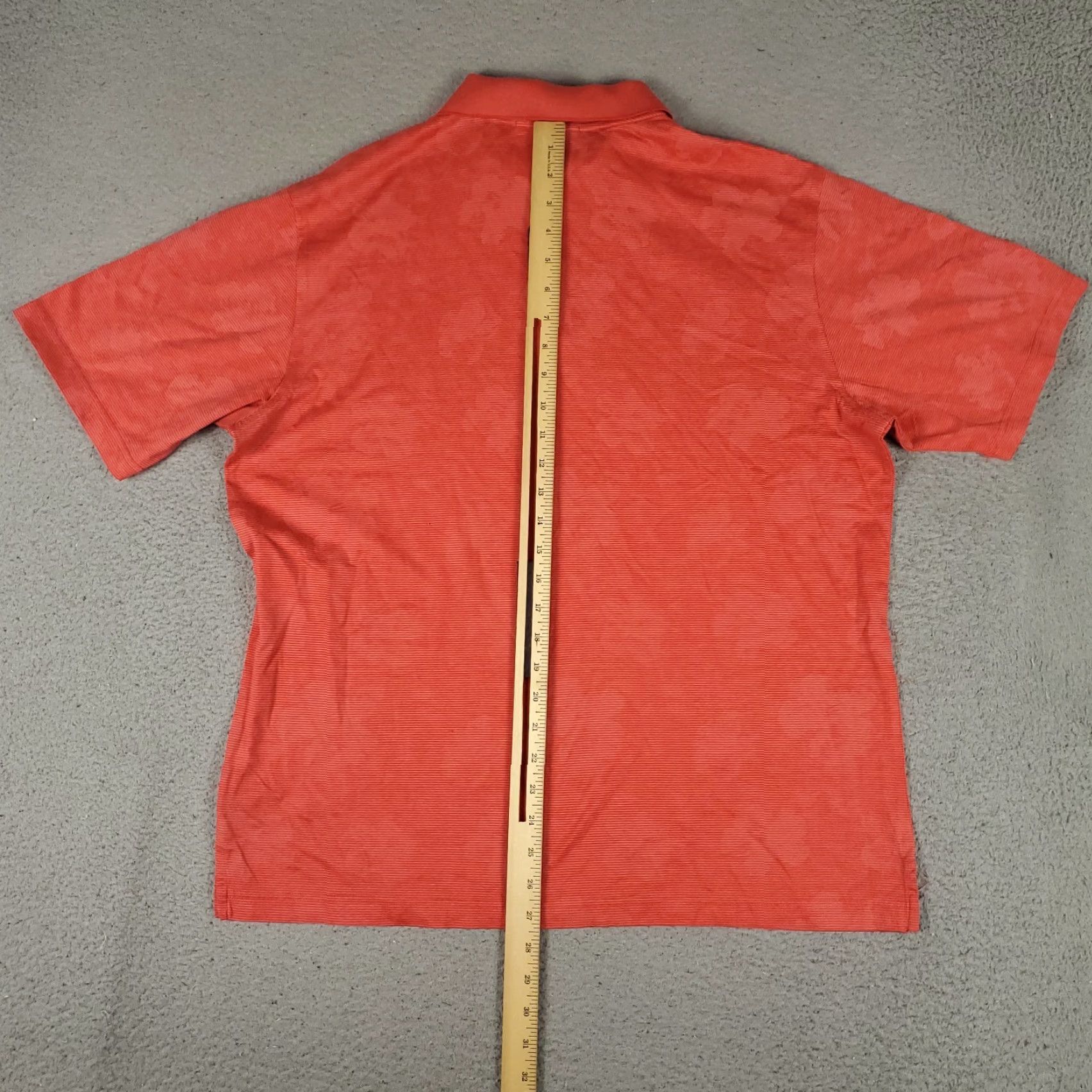 BUGATCHI BUGATCHI Polo Shirt Mens M Red Floral Modern Fit Casual Golf Size US M / EU 48-50 / 2 - 3 Thumbnail