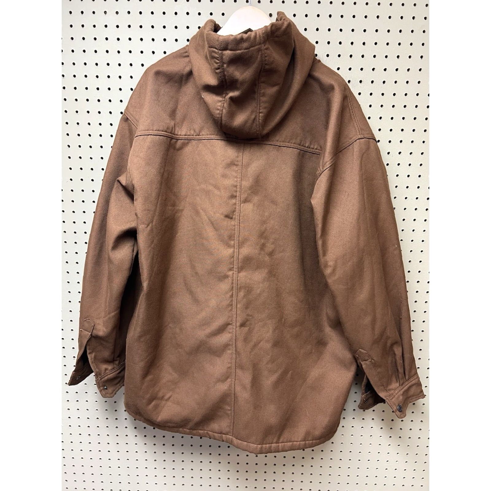 Wrangler Wrangler Coat Workwear Hooded 2XL Men Tan Khaki Jacket Coat Zip Polyester Regular Size XL? 2XL? Size US XXL / EU 58 / 5 - 2 Thumbnail