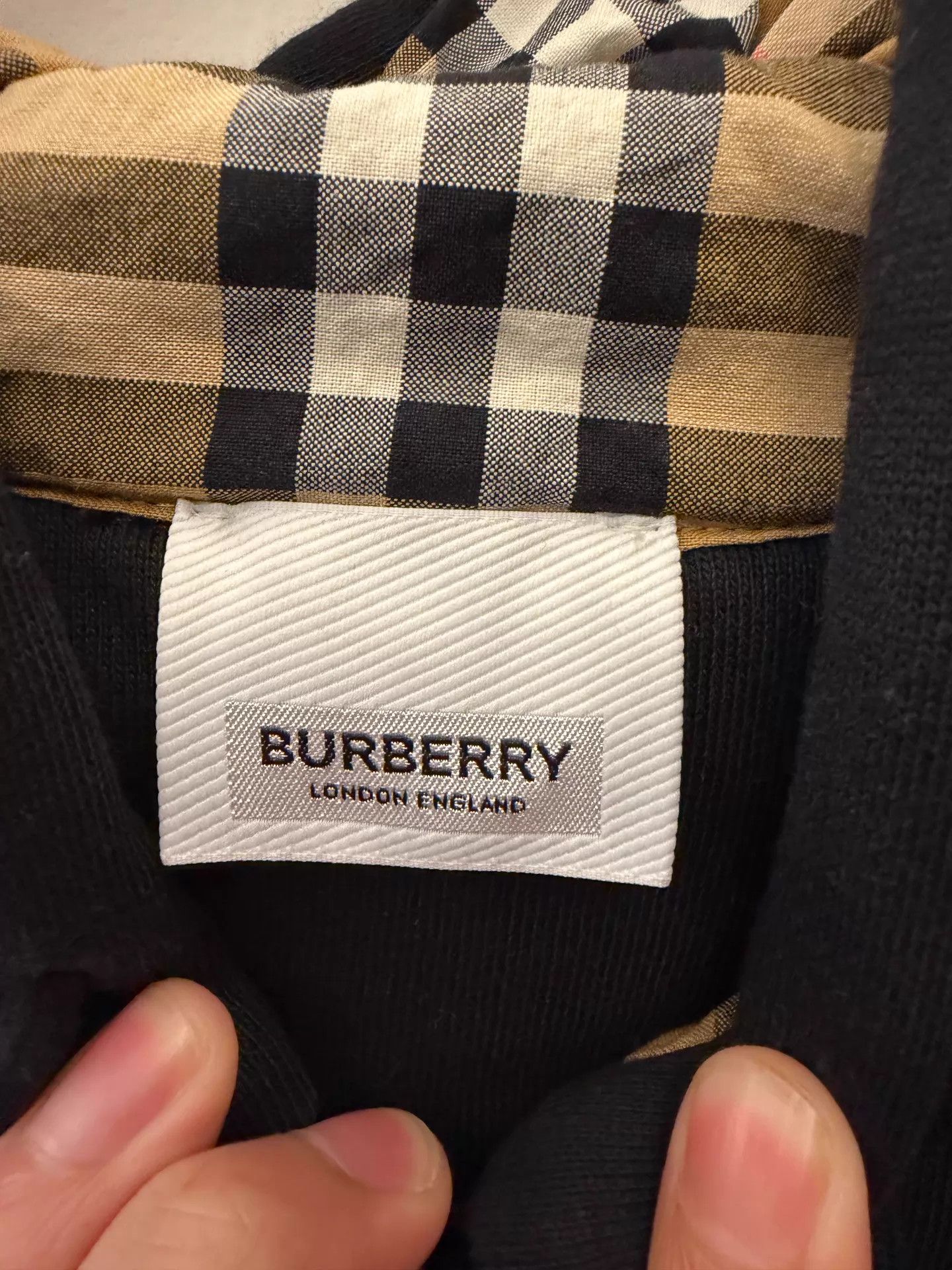 Burberry Burberry FW24 Classic Embroidered Logo Men's Hoodie Jkt Size US L / EU 52-54 / 3 - 3 Thumbnail