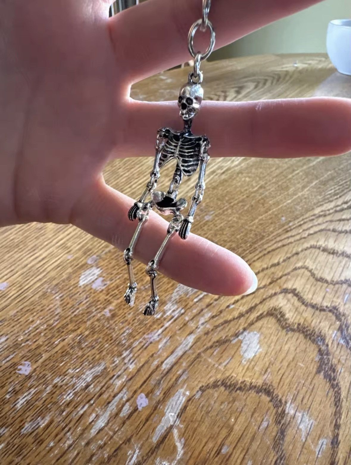 Designer Metal alloy skull pendant keychain Size ONE SIZE - 9 Thumbnail