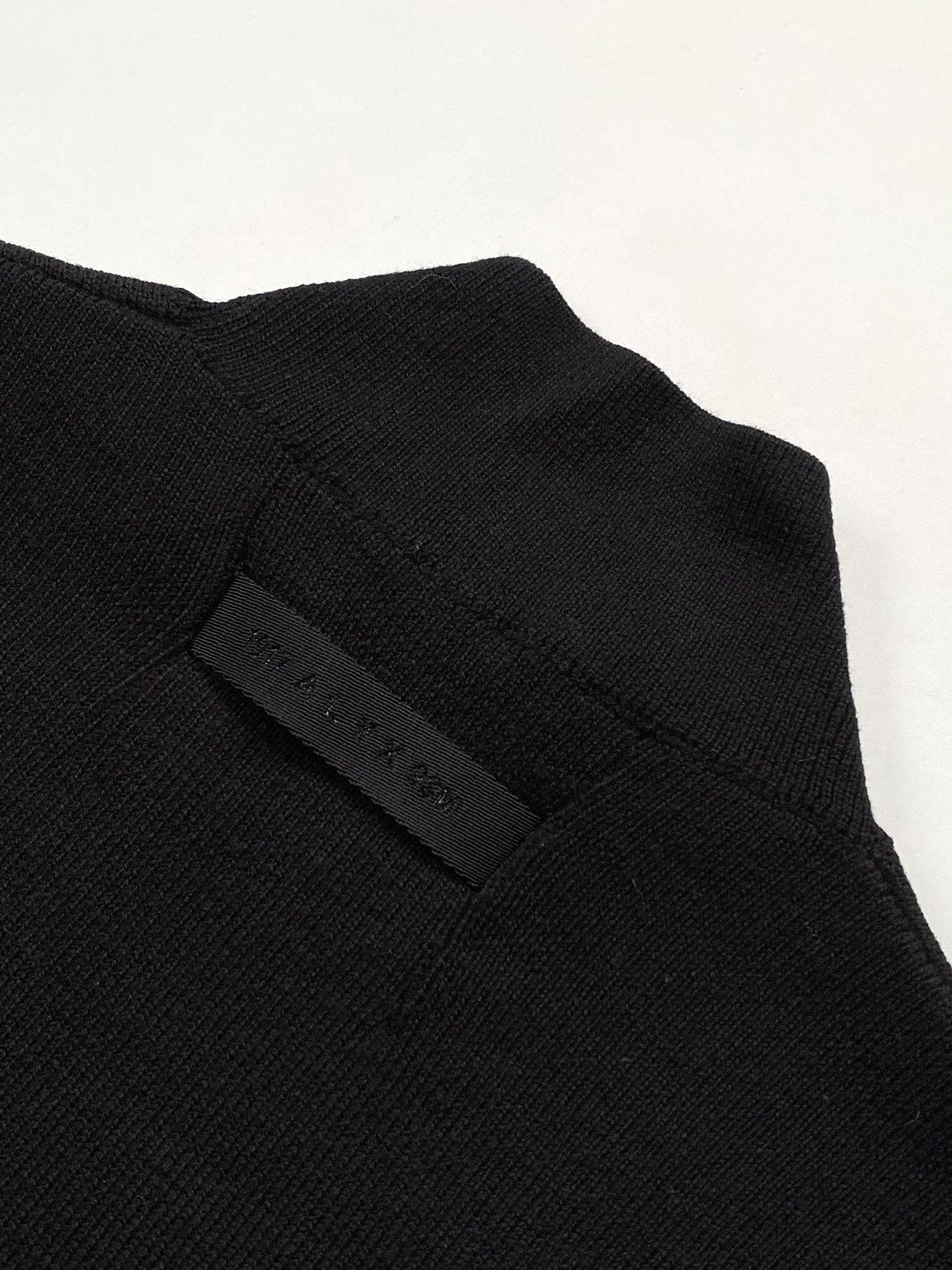 1017 ALYX 9SM × Alyx 🔥A/W19 1017 Alyx 9SM Black Outside Seam Merino Wool Sweater Size US XL / EU 56 / 4 - 8 Thumbnail